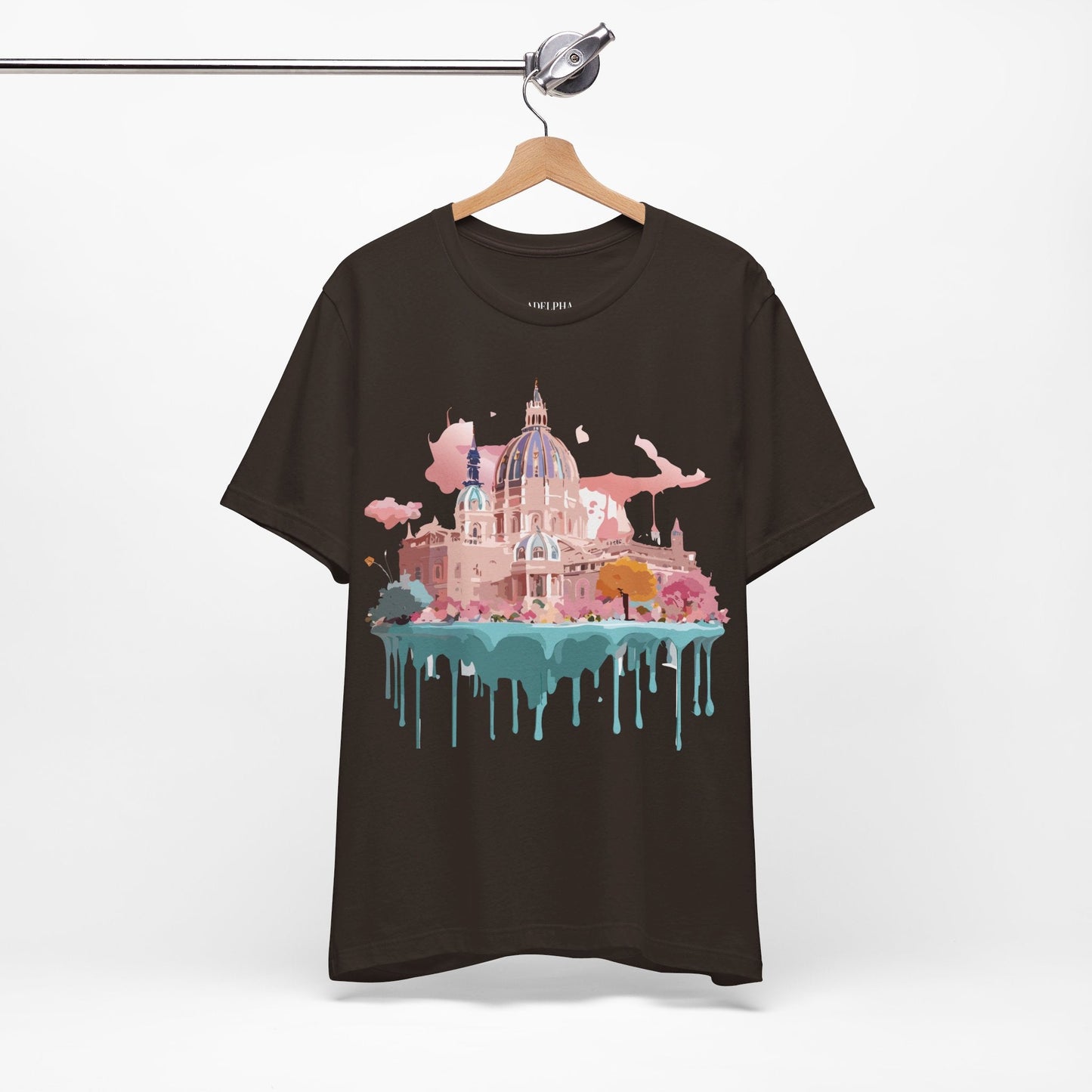 Vienna Tourist Graphic Tee Unisex Jersey Short Sleeve Vintage Inspired Artwork by Adelpha