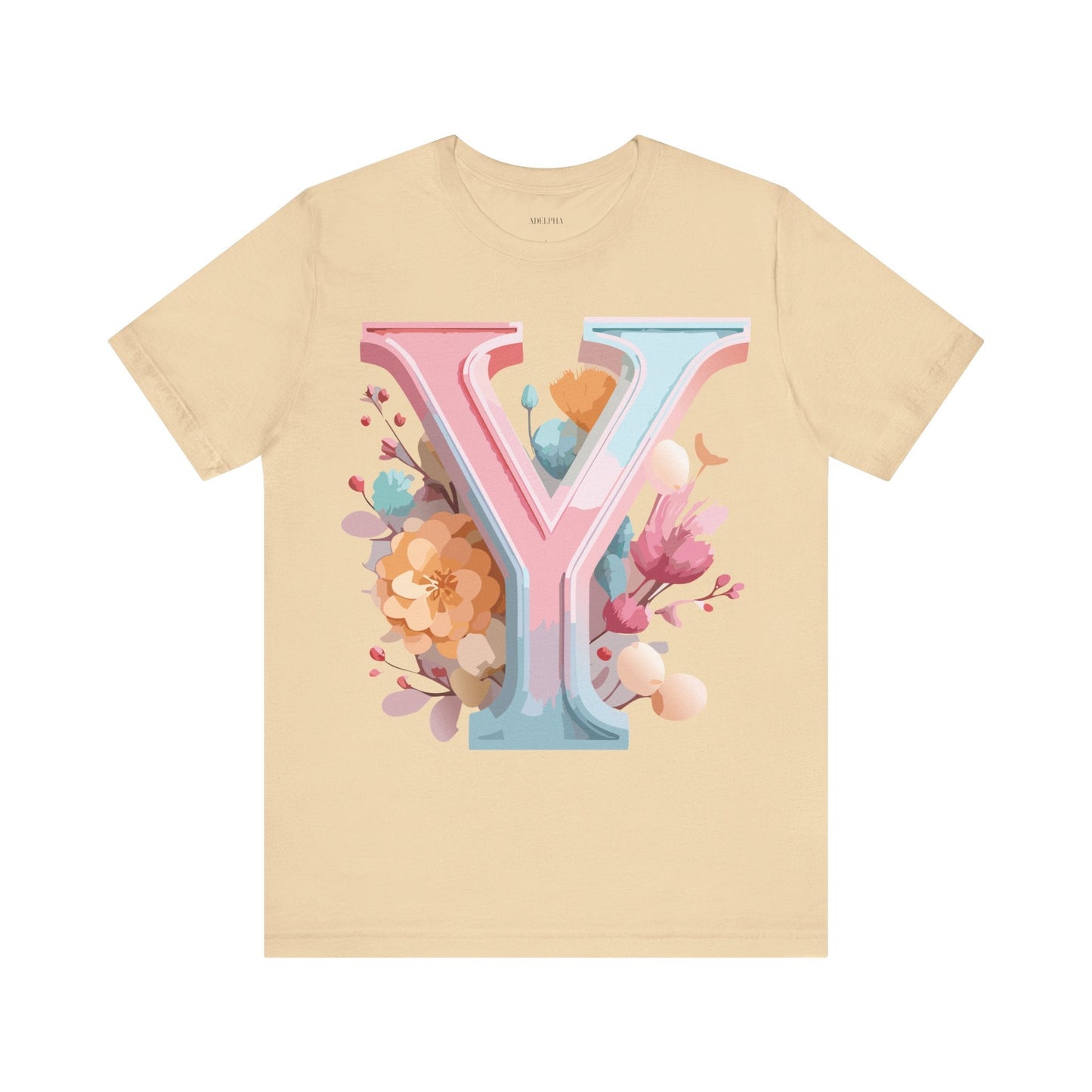 Unisex Letter Y Graphic Tee From Adelpha Vintage Inspired Artwork T Shirt For Everyday Wear