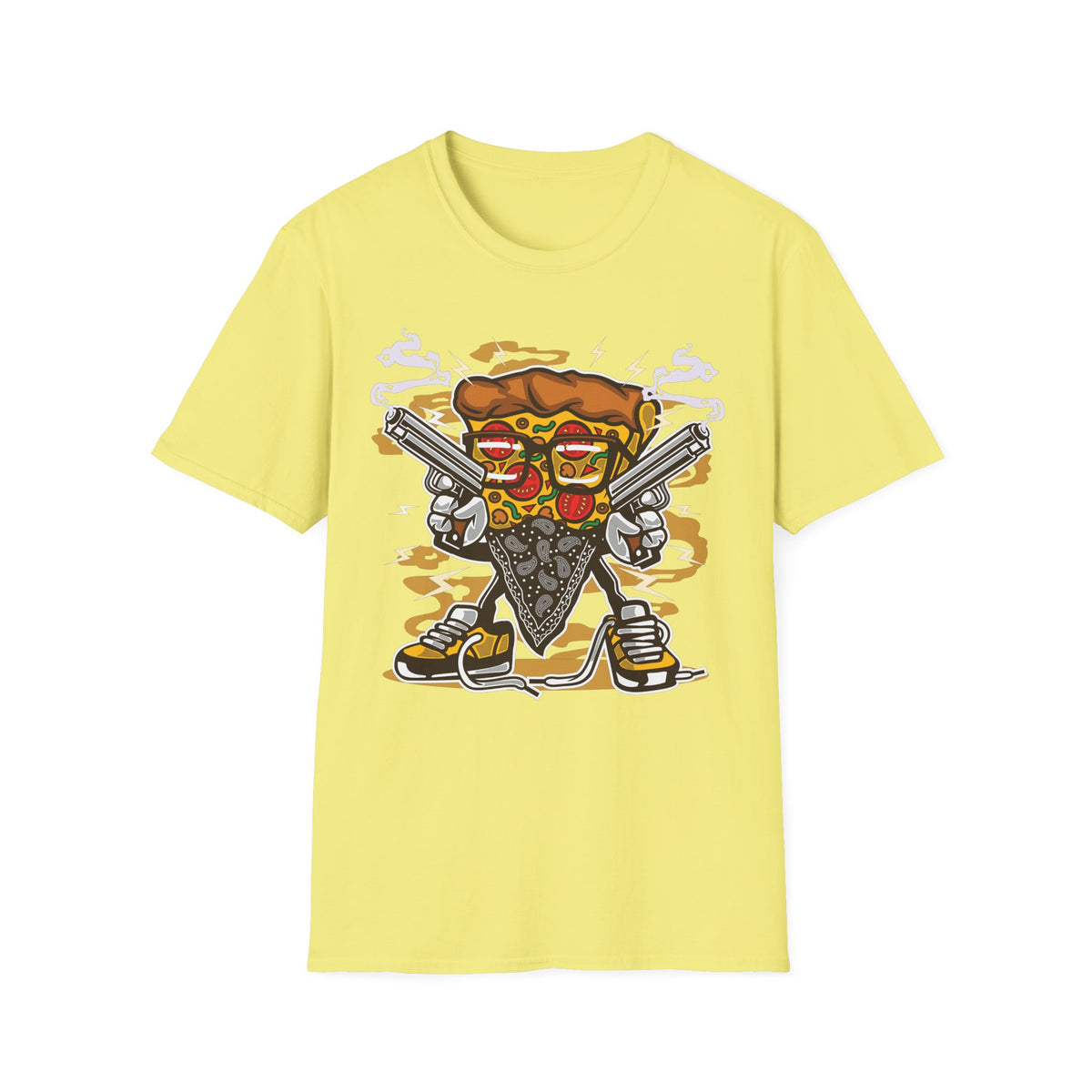 Unisex Cotton T-Shirt with Cartoon Graphic Design