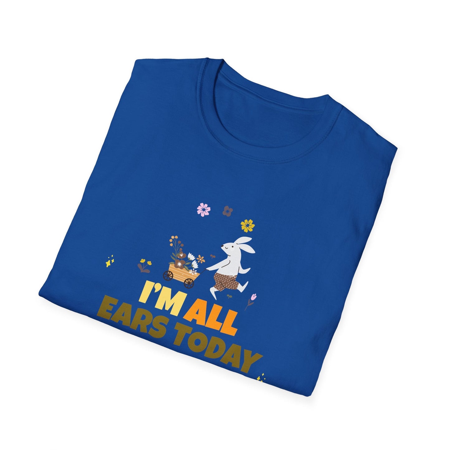 Easter Bunny T Shirt Unisex Gildan Softstyle Tee 100 Percent Ring Spun Cotton Easter Design