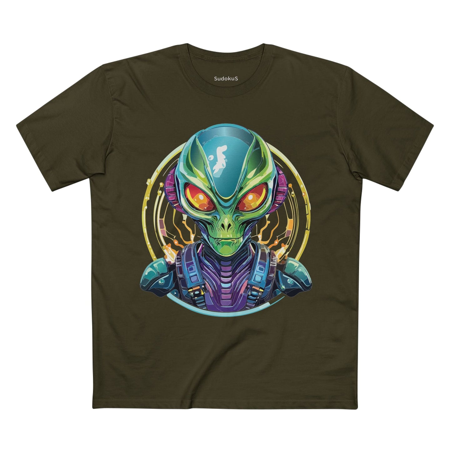 Aliens Graphic Unisex 100 Cotton Staple Tee 15