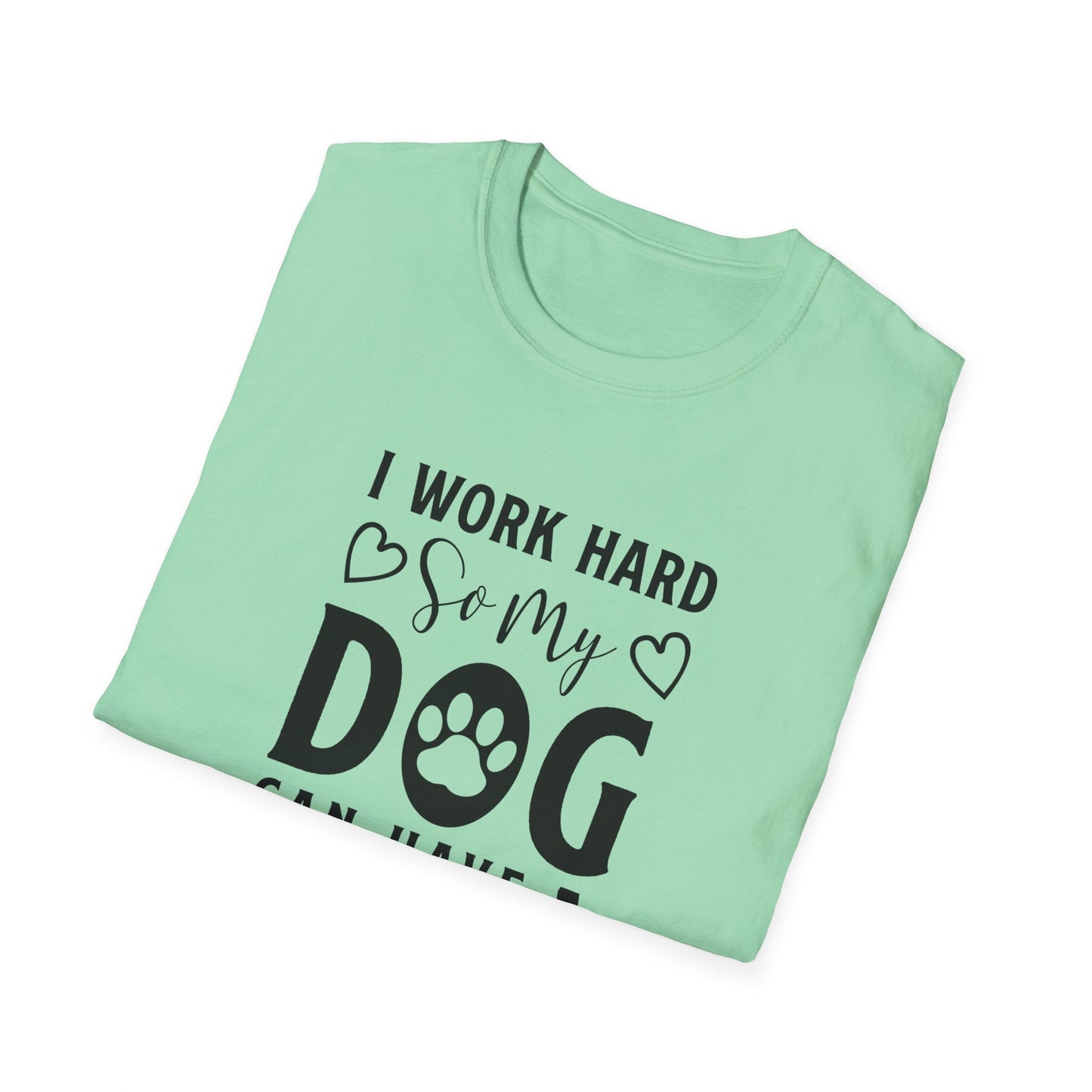 Dog Slogan T Shirts With Funny Words Unisex Tee Shirt Cute Quotes Gildan Softstyle 64000 Cotton