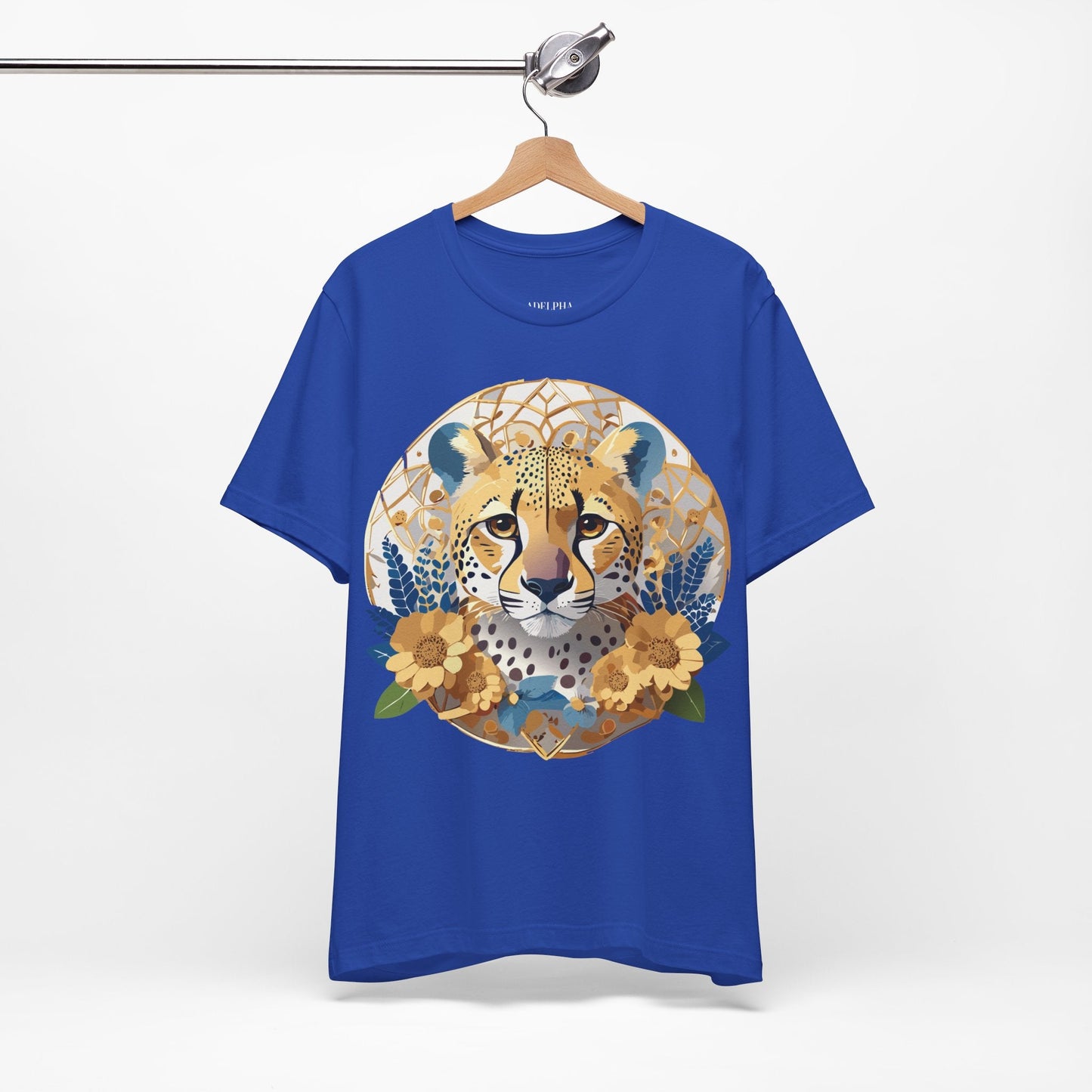 Medallion Shirt Unisex Graphic Tee With Vintage Inspired Adelpha Artwork Short Sleeve Jersey