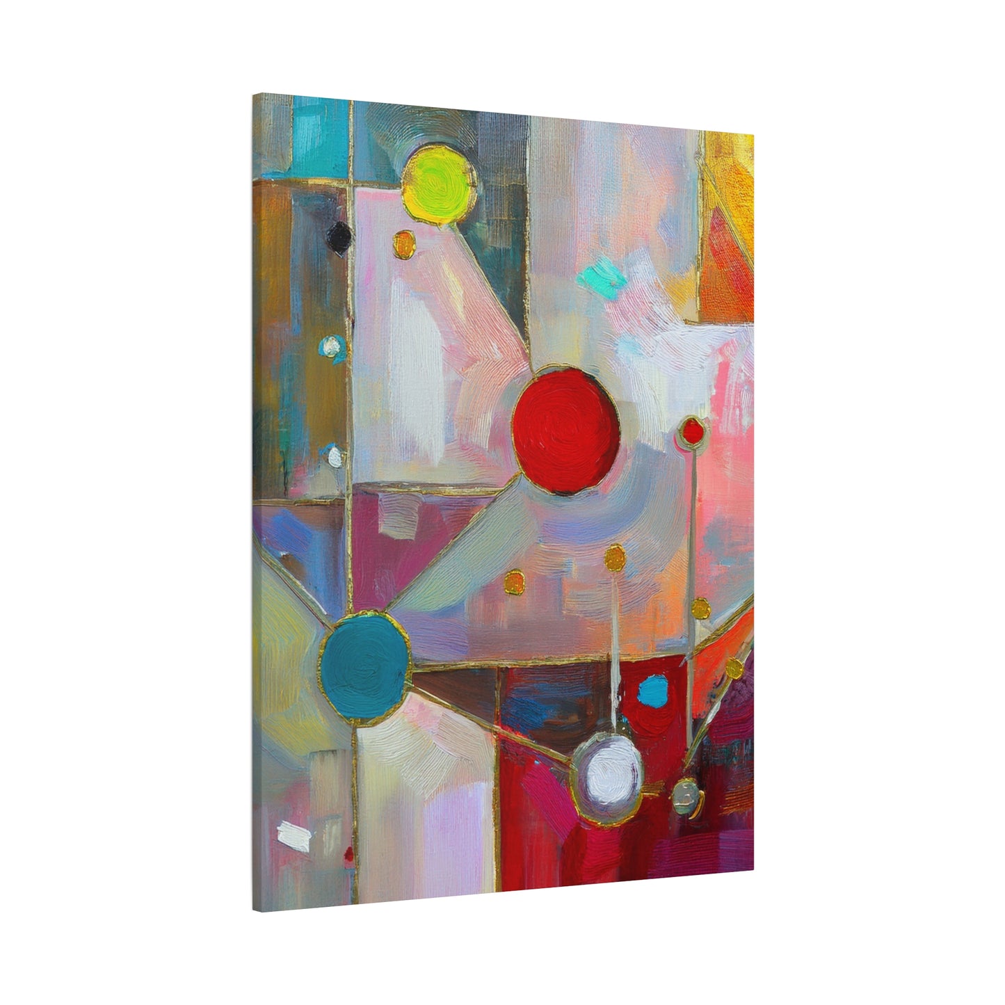 Abstract Oil Painting Print Canvas 20x24,20x30,24x30 24x32,24x36,30x40 32x48,36x48,40x60 Pine-Wood Inner Frame ABS-175