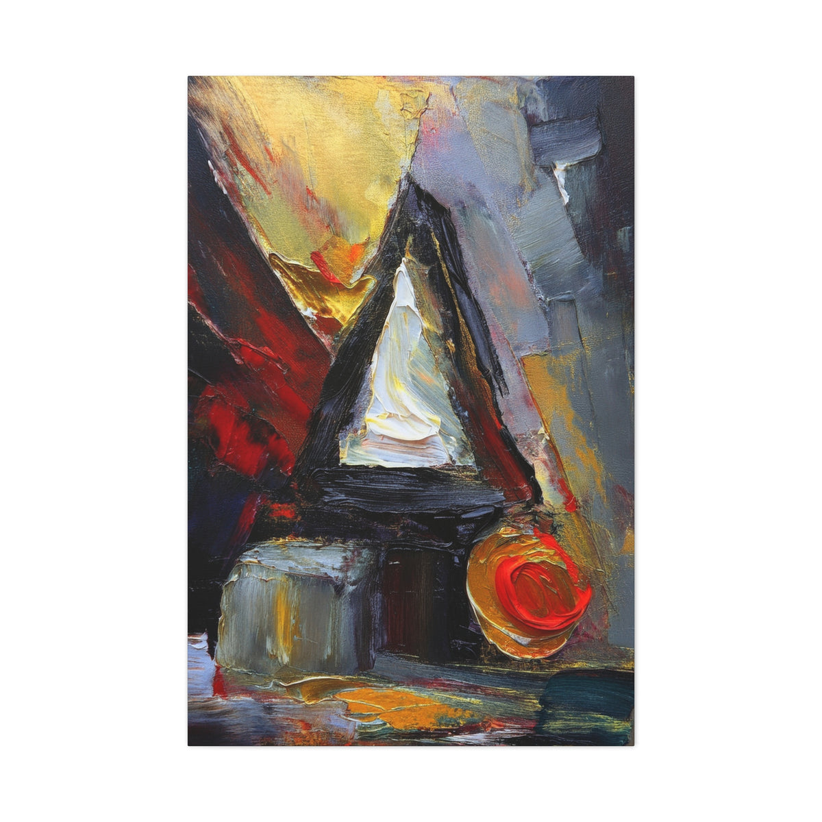 Abstract Oil Painting Print Canvas 20x24,20x30,24x30 24x32,24x36,30x40 32x48,36x48,40x60 Pine-Wood Inner Frame ABS-75