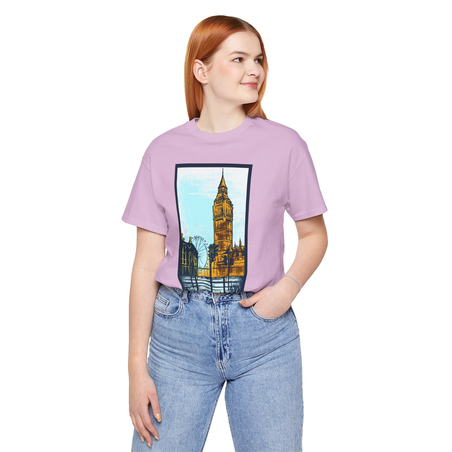 Retro Poster London Graphic Design Tee, London Shirt, Vintage Tees, Art Design T-Shirt, Graphic Tee, Retro Art Shirts