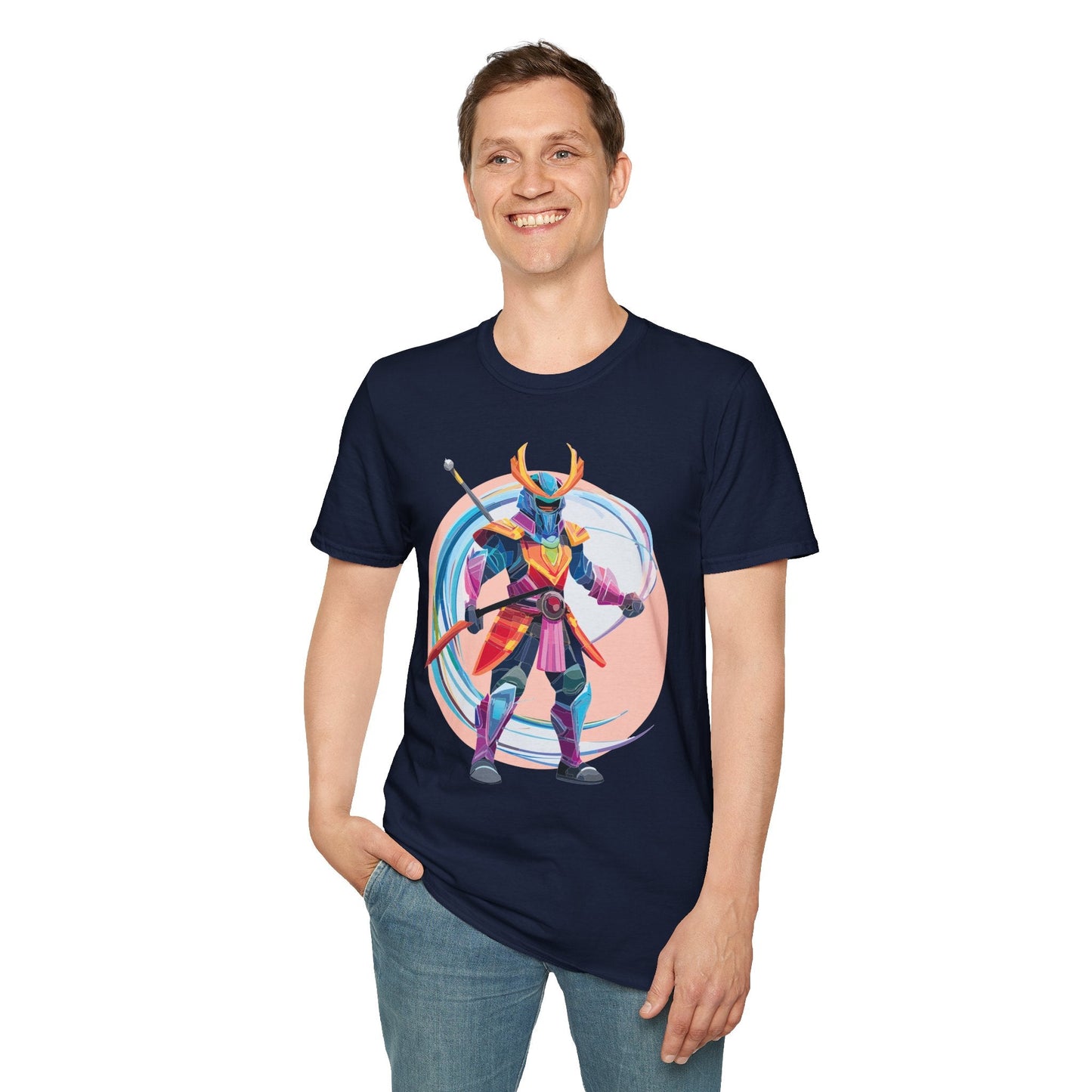 Samurai Shirt Unisex Softstyle T Shirt Gildan 64000 Ring Spun Cotton Tee For Everyday Comfort