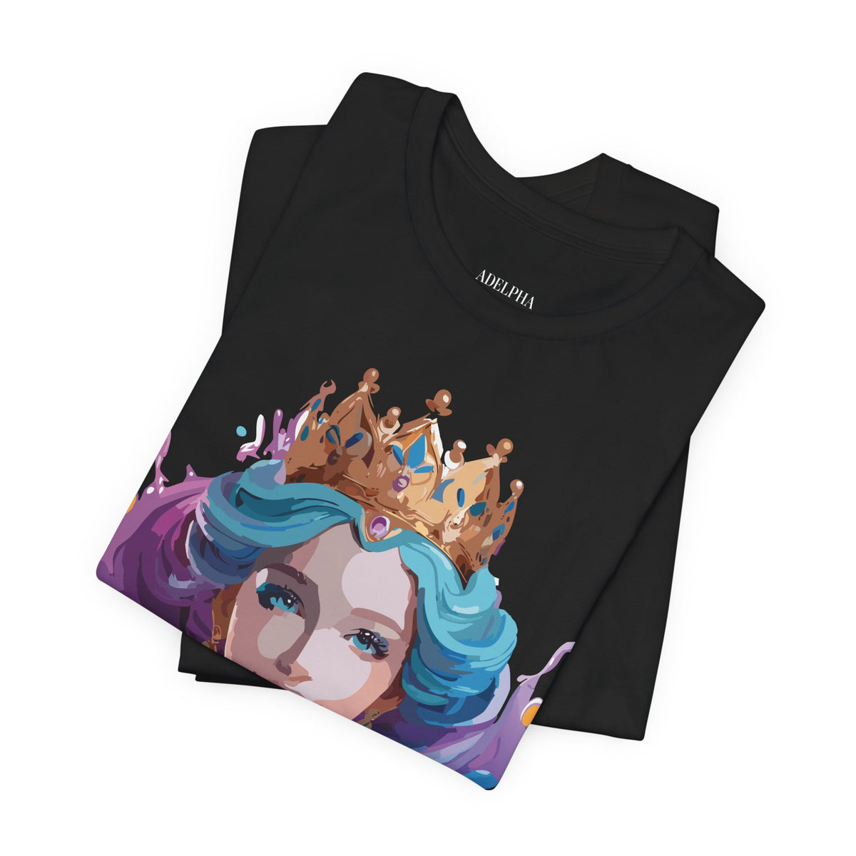 Queen Graphic Unisex Cotton Bella+Canvas Tee with Art Design m175