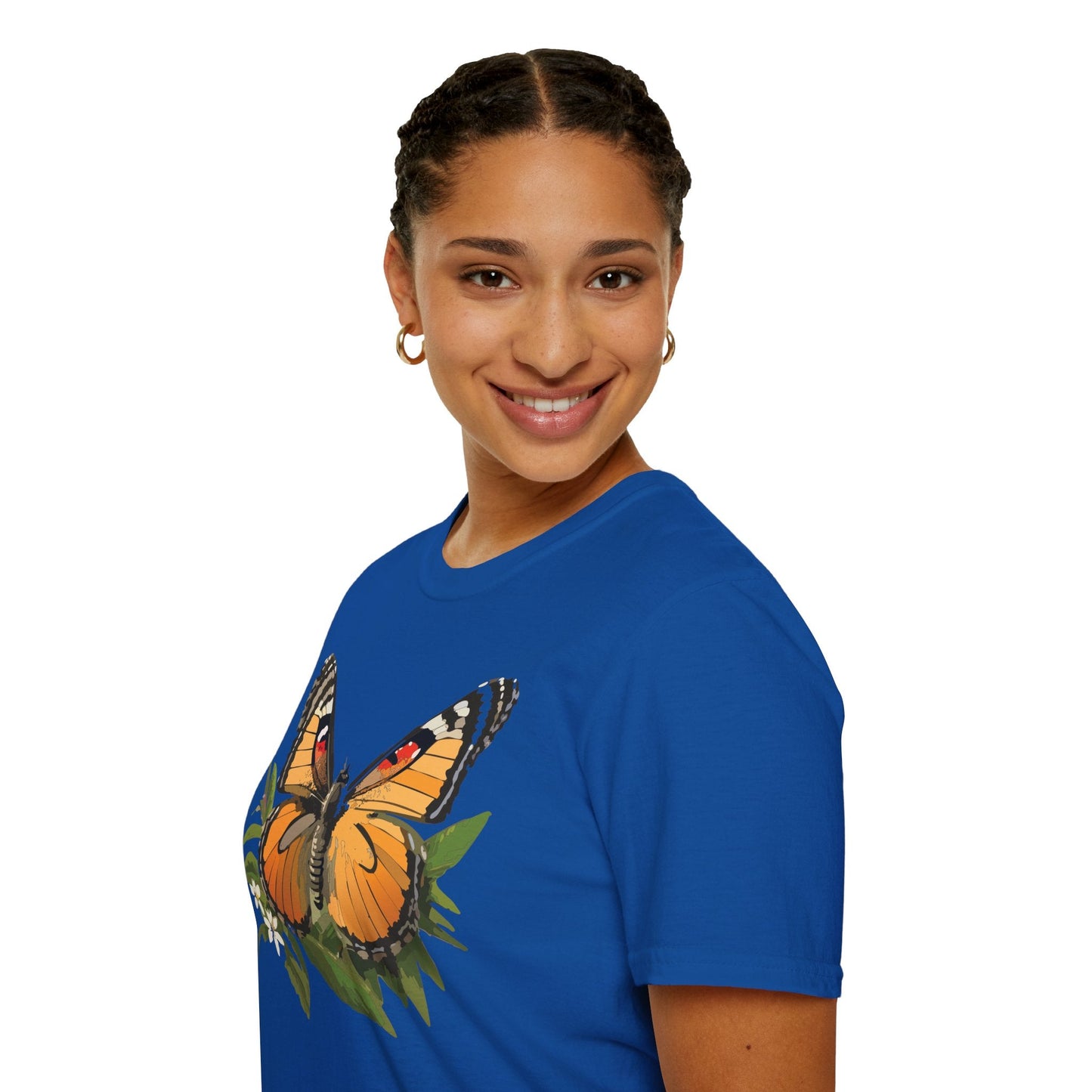Monarch Butterfly Shirt Unisex Softstyle Tee 100 Percent Ring Spun Cotton Gildan 64000