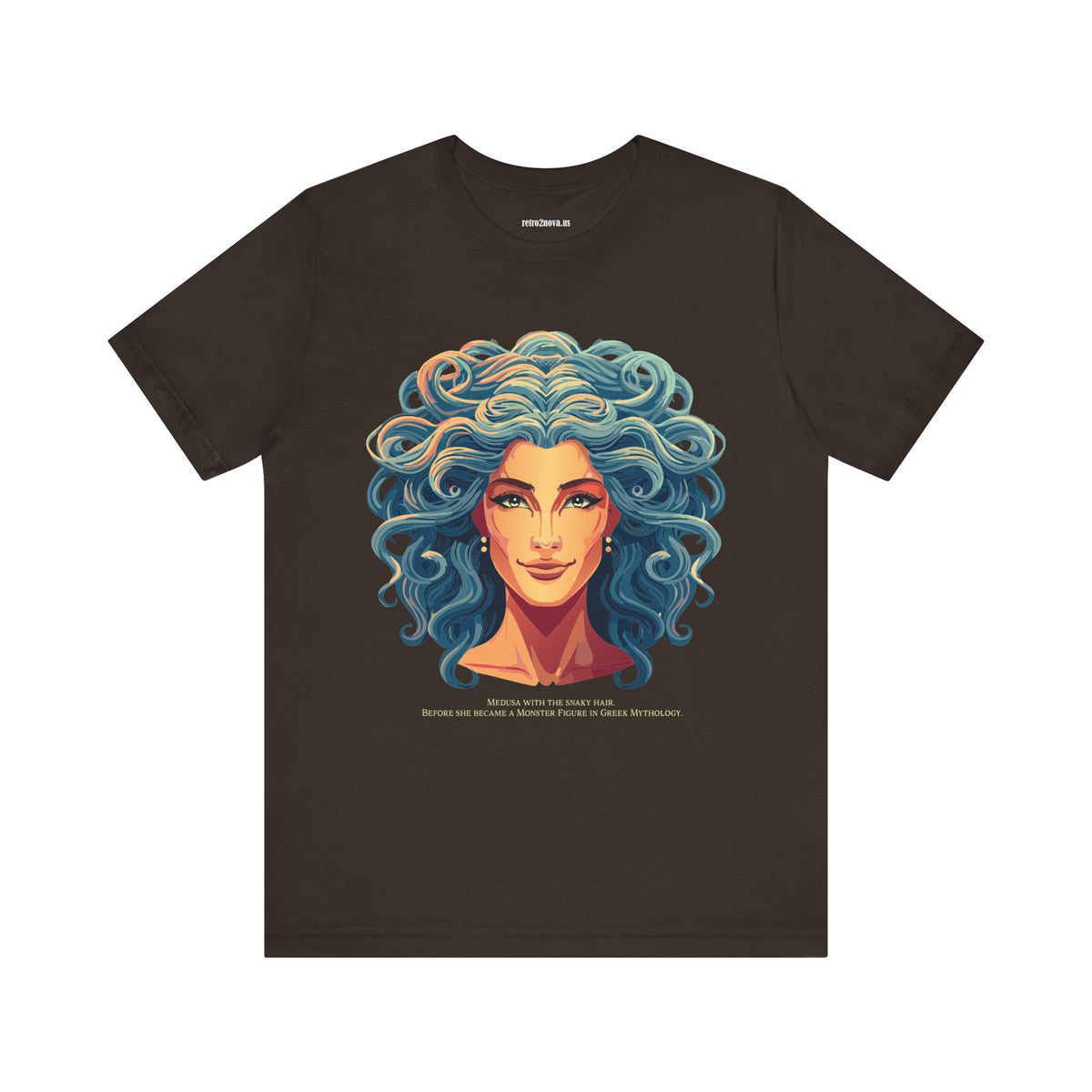 Goddess Graphic Unisex Cotton Bella+Canvas Tee with Medusa