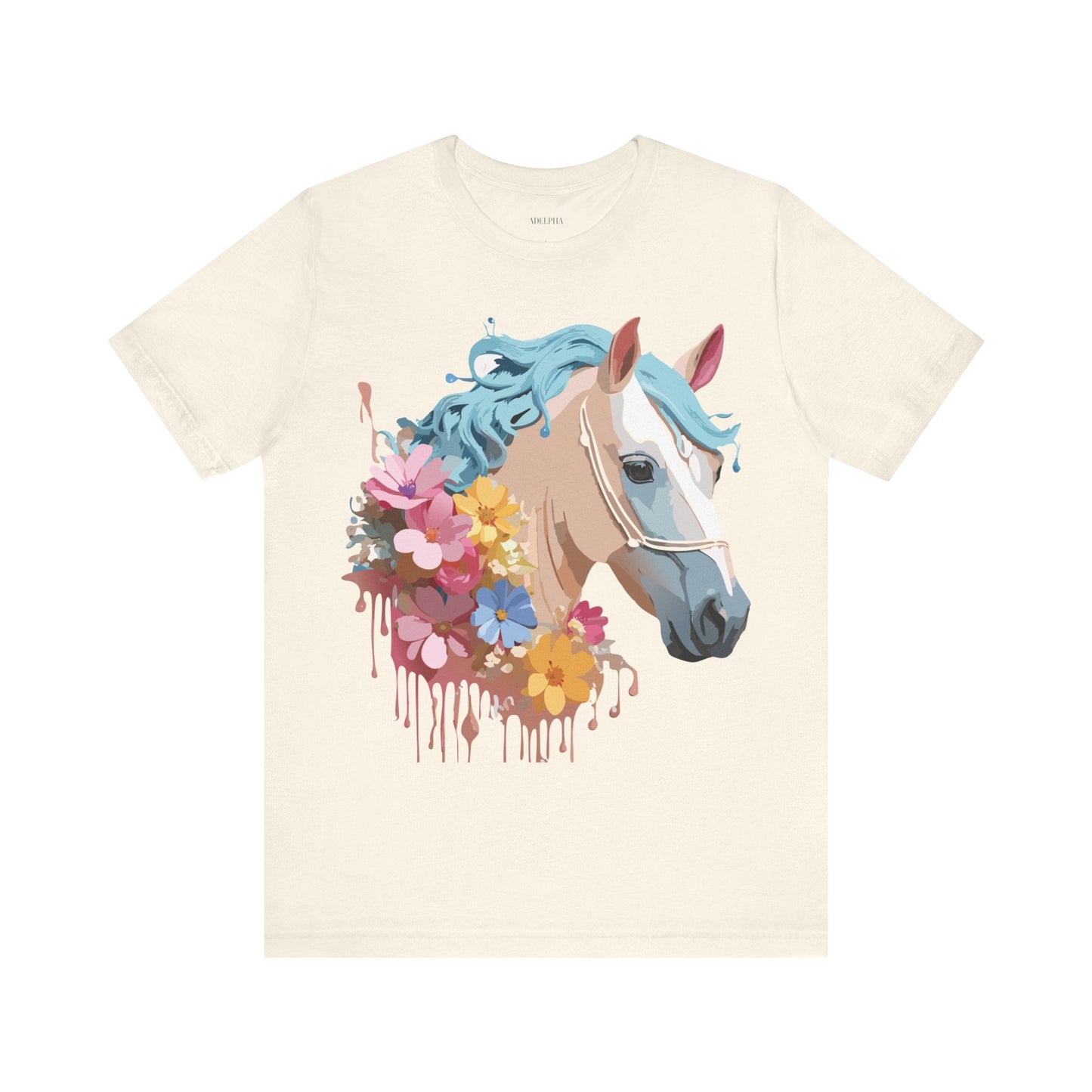 Horse Graphic Unisex 100 Cotton Vintage Animal Art T-Shirt 17