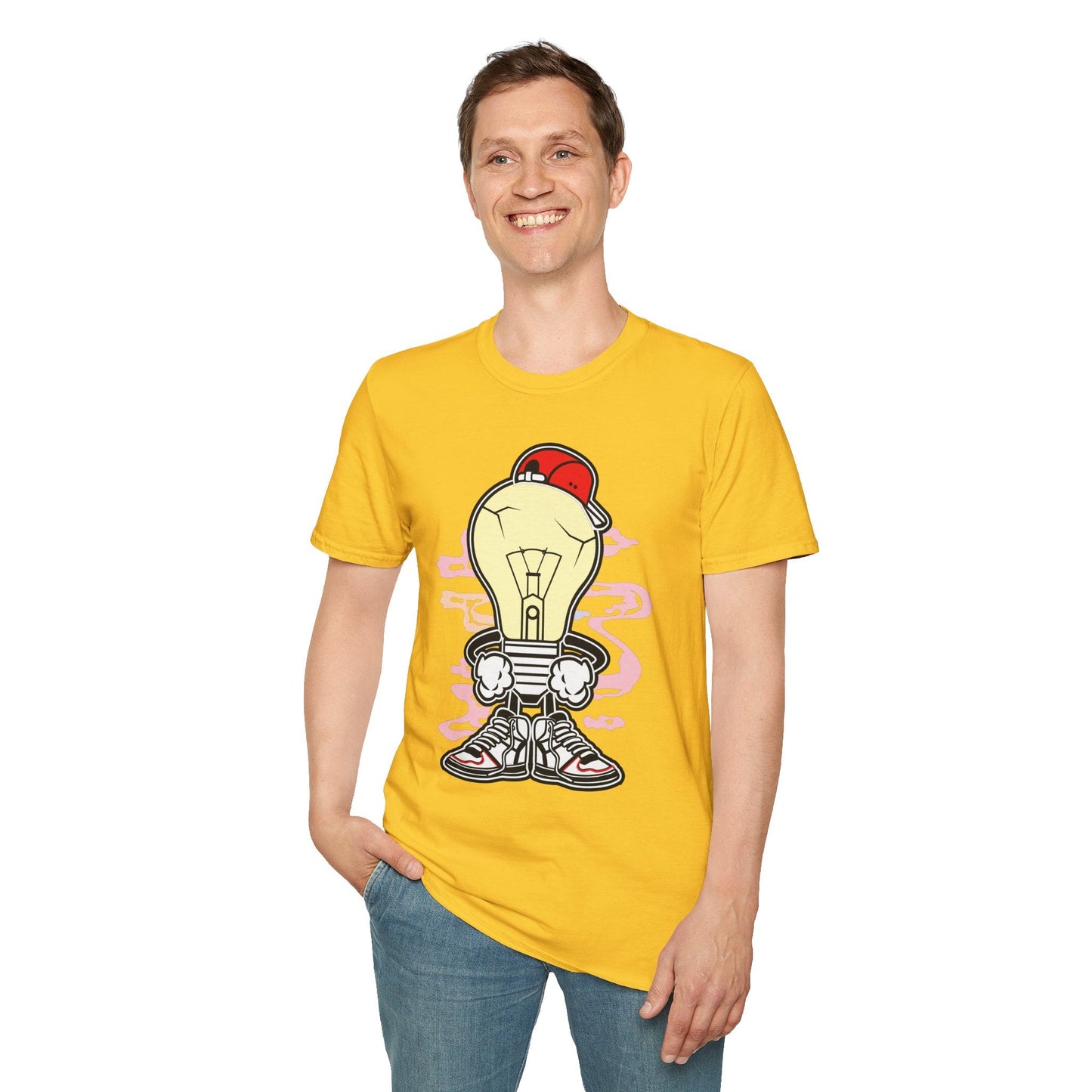 Cartoon T Shirt Animation Tee Funny Graphic Unisex Gildan Softstyle 64000 Cotton Tee