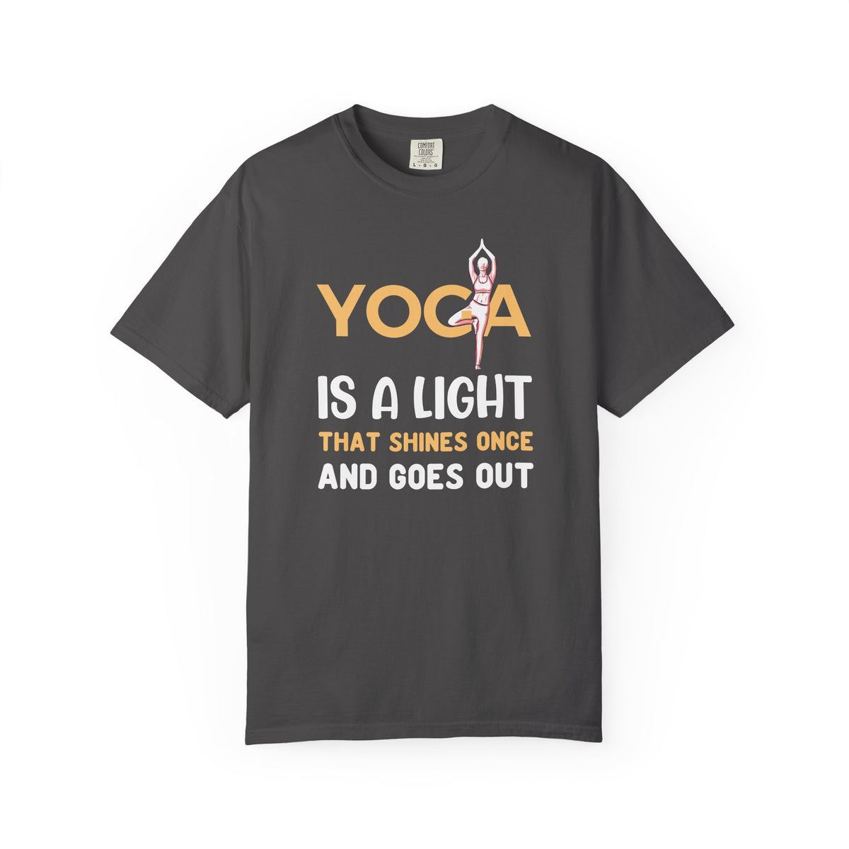 Yoga Lovers Unisex Comfort Colors Garment-Dyed Heavyweight 100 Cotton Art Design T-Shirt w1