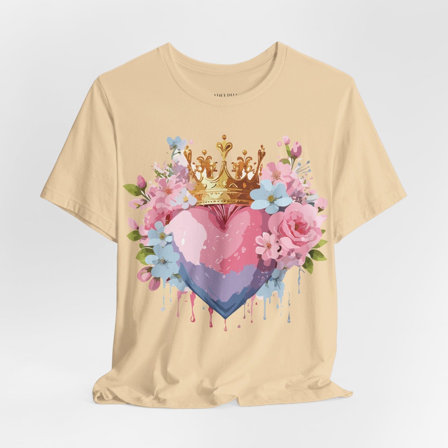 Valentine Graphic Tee Unisex Jersey Short Sleeve Adelpha Vintage Inspired Artwork