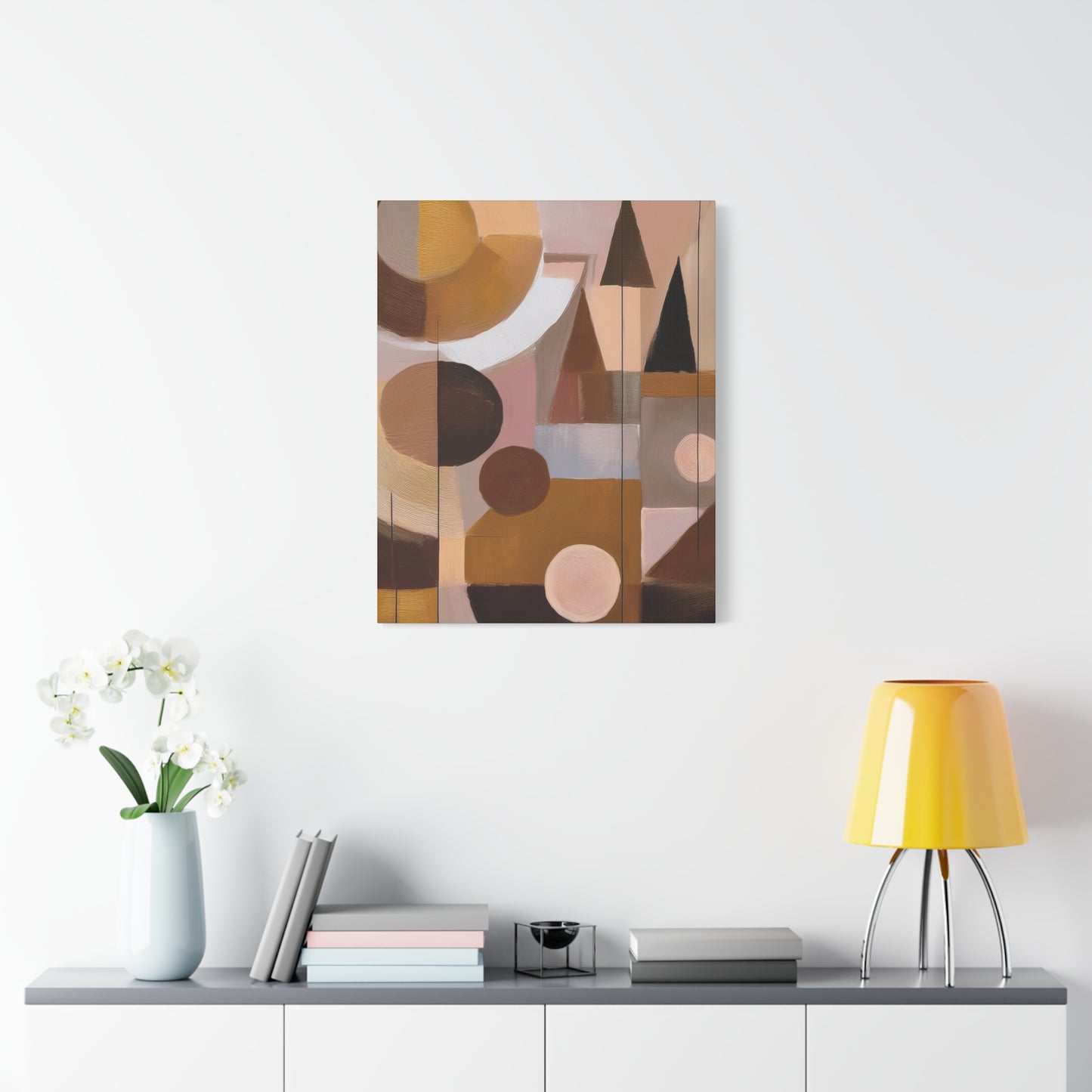 Abstract Geometric Painting Print Canvas 20x24,20x30,24x30 24x32,24x36,30x40 32x48,36x48,40x60 Pine-Wood Inner Frame ABS-51