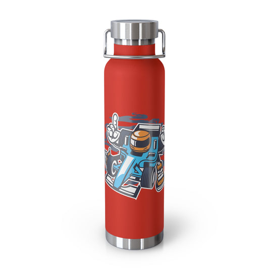22oz Copper Insulated Water Bottle with Cartoon Design - CV107