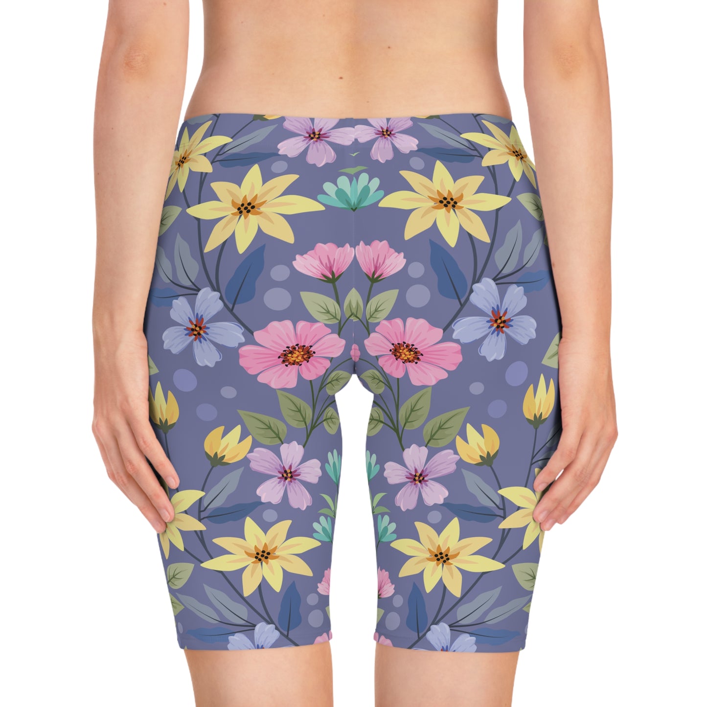 Bike Shorts with Floral prints