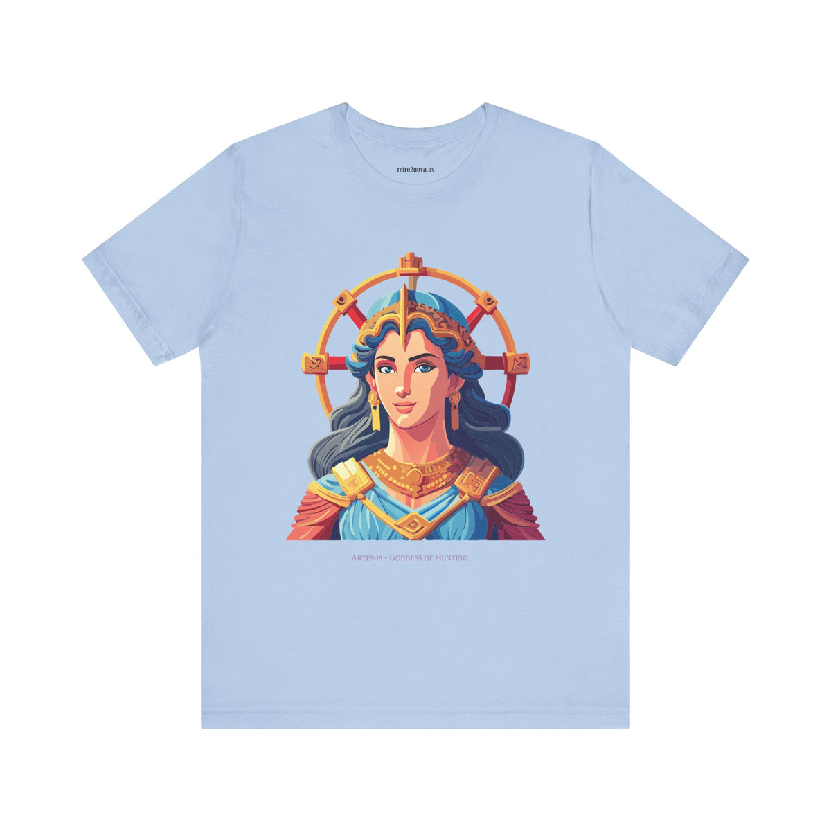 Goddess Graphic Unisex Cotton Bella+Canvas Tee with Artemis