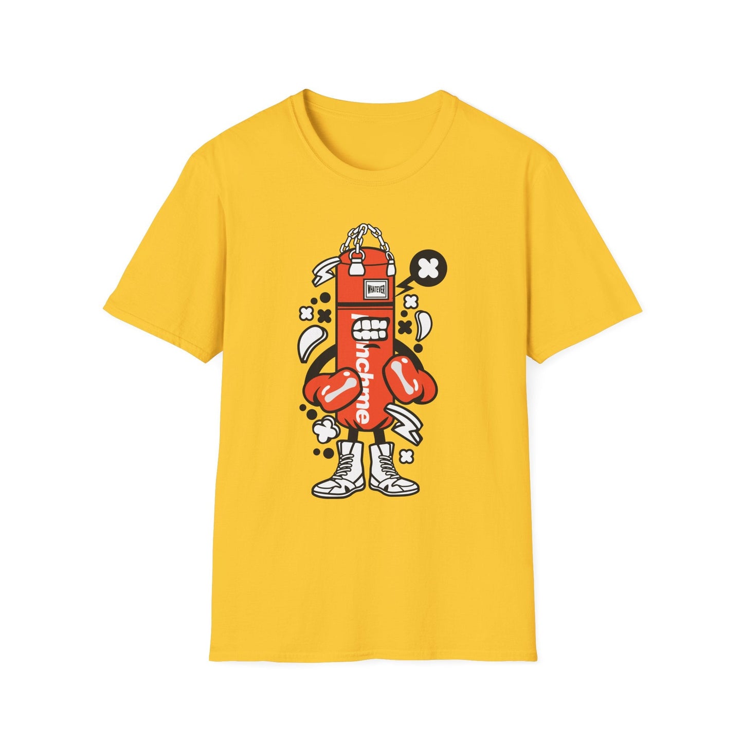 Cartoon Tee Shirt Unisex Animation Graphic Tee Funny Tee Cotton Softstyle 64000 Gildan