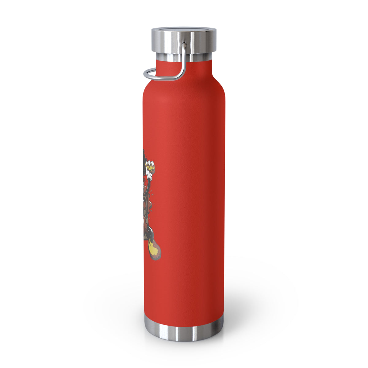 22oz Copper Insulated Water Bottle with Cartoon Design - CV68