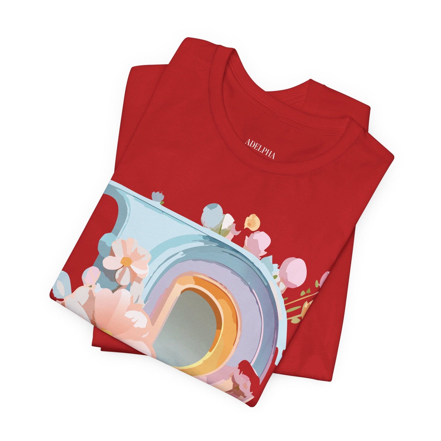 Letter P Shirt Graphic Tee Unisex Short Sleeve Vintage Inspired Art From Adelpha