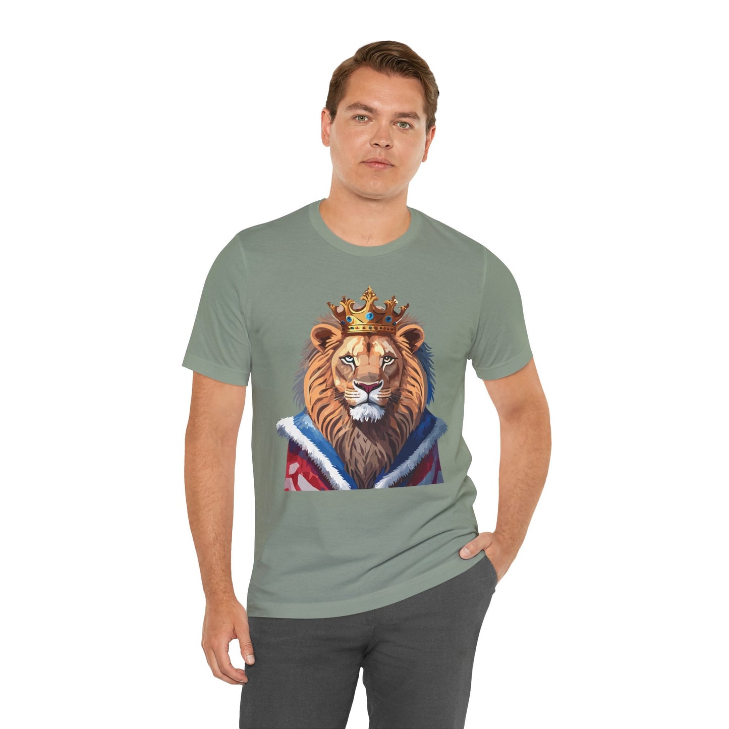 Unisex Animal T Shirt With Art Design Wild Animals Shirt Gildan Softstyle 64000 Cotton