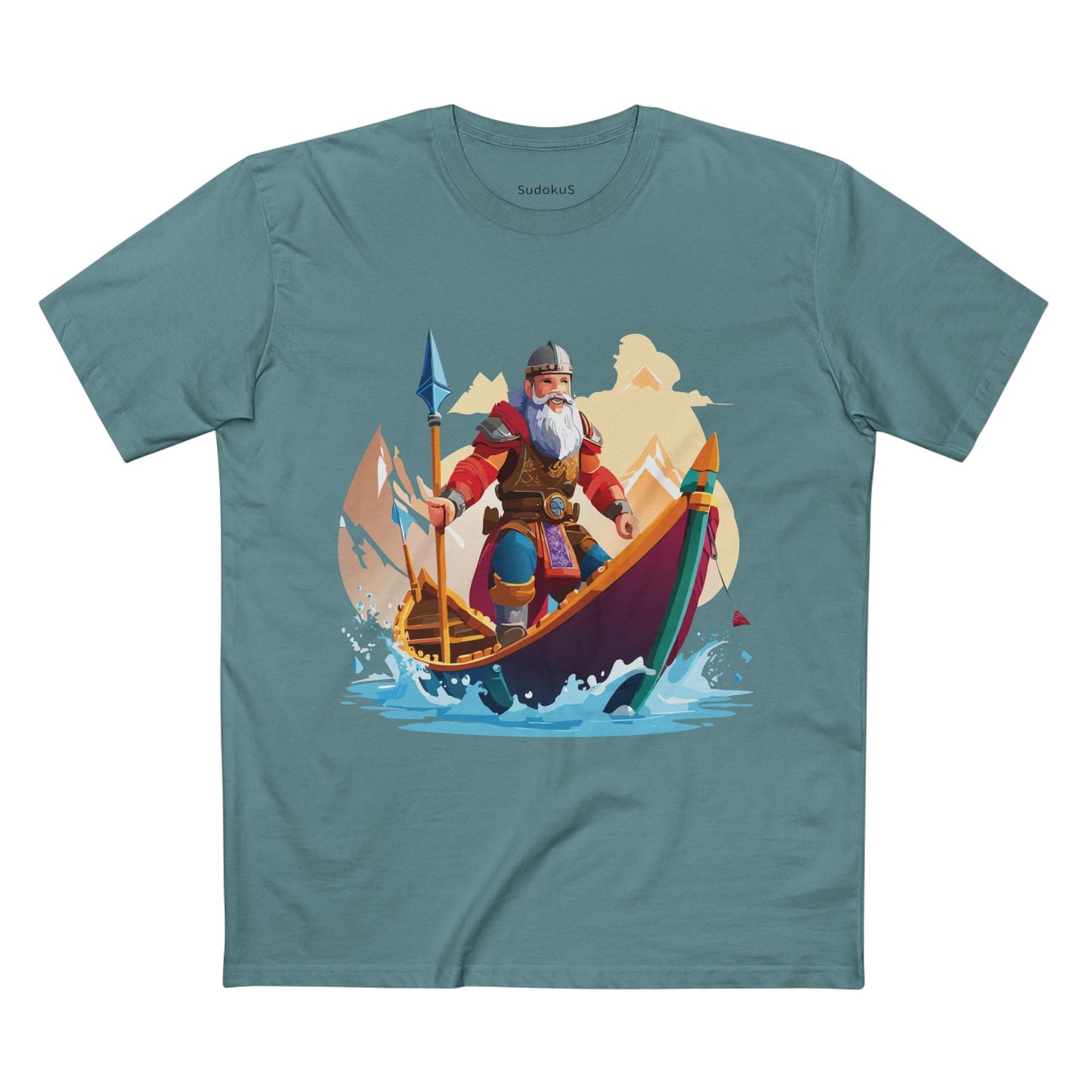 Viking Graphic Unisex 100 Cotton Staple Tee 6