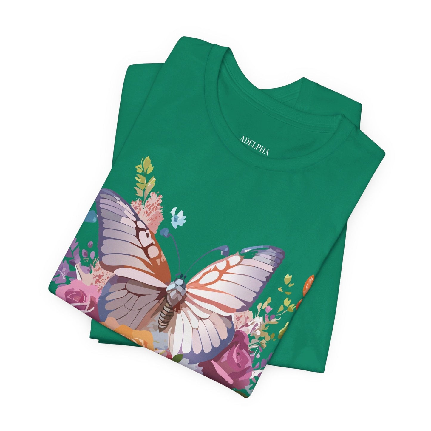 Adelpha Butterfly Graphic Tee Art Design Vintage Unisex Short Sleeve Shirt