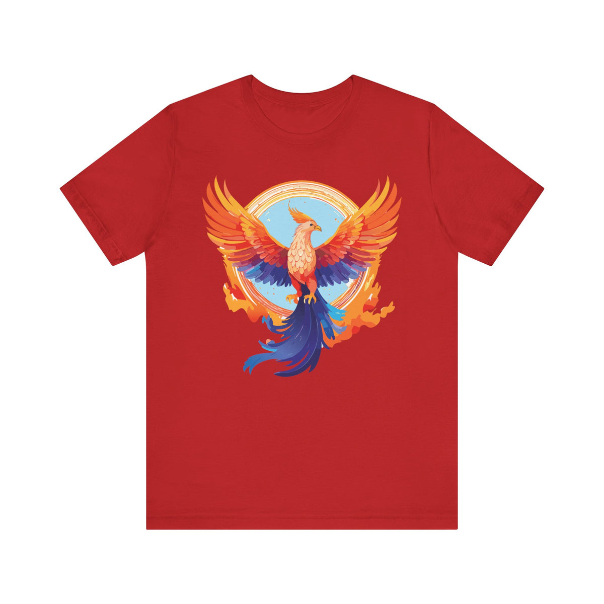 Bird Graphic Unisex Cotton Bella+Canvas Tee with Art Animal Design ab57