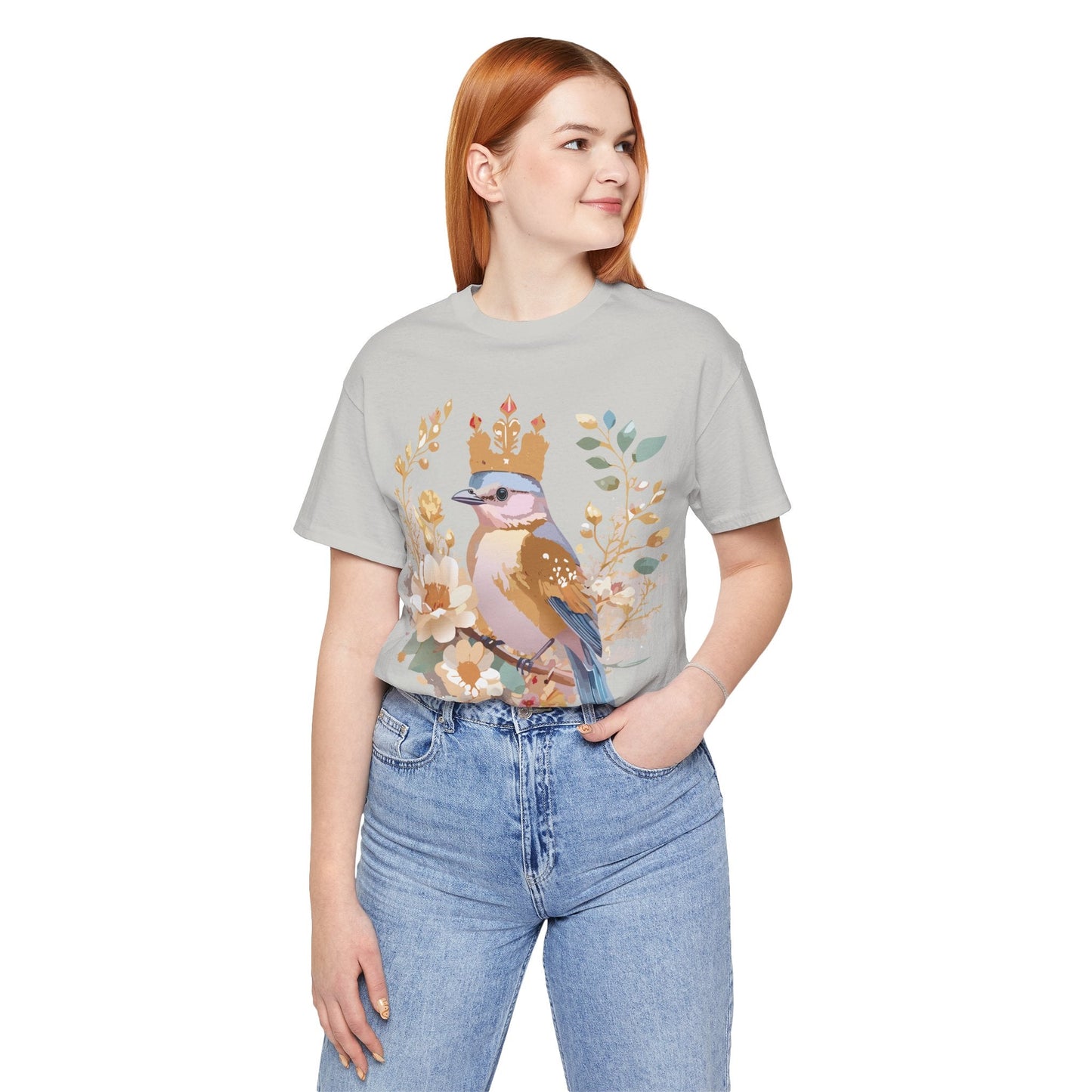 Medallion Graphic Unisex 100 Cotton Vintage Animal Medal Artwork Tee 19