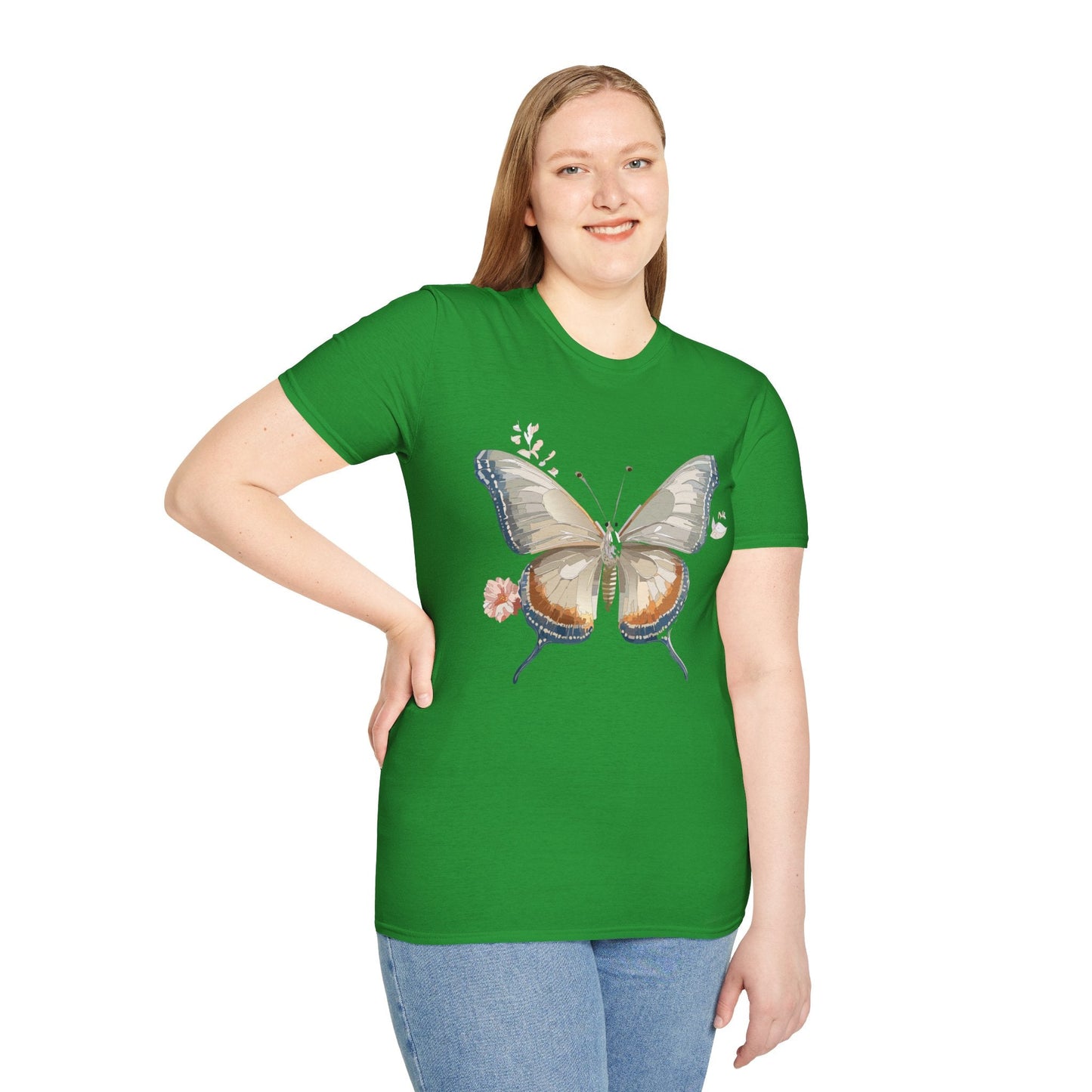 Butterfly Shirt Unisex Softstyle T Shirt Gildan 64000 Monarch Butterfly Tee Everyday Comfort