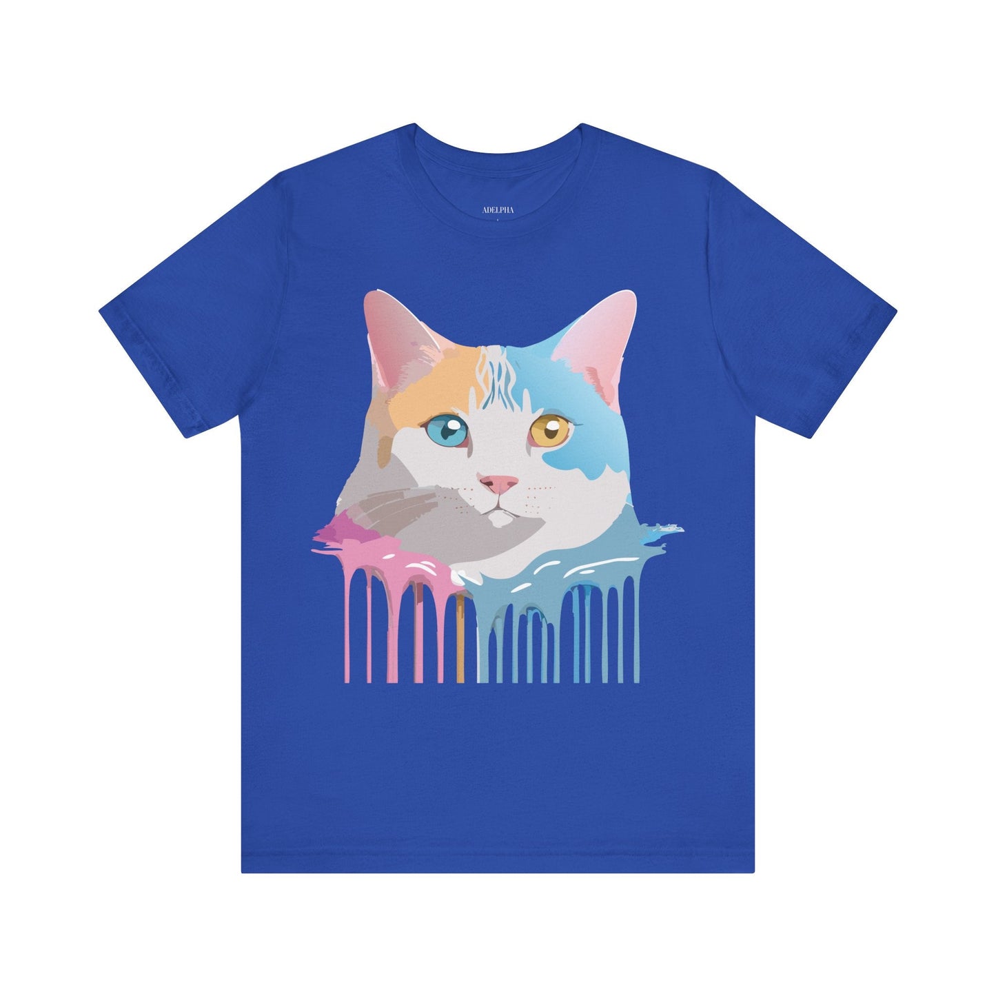 Unisex Cat Shirt Graphic Tee With Vintage Adelpha Art Design