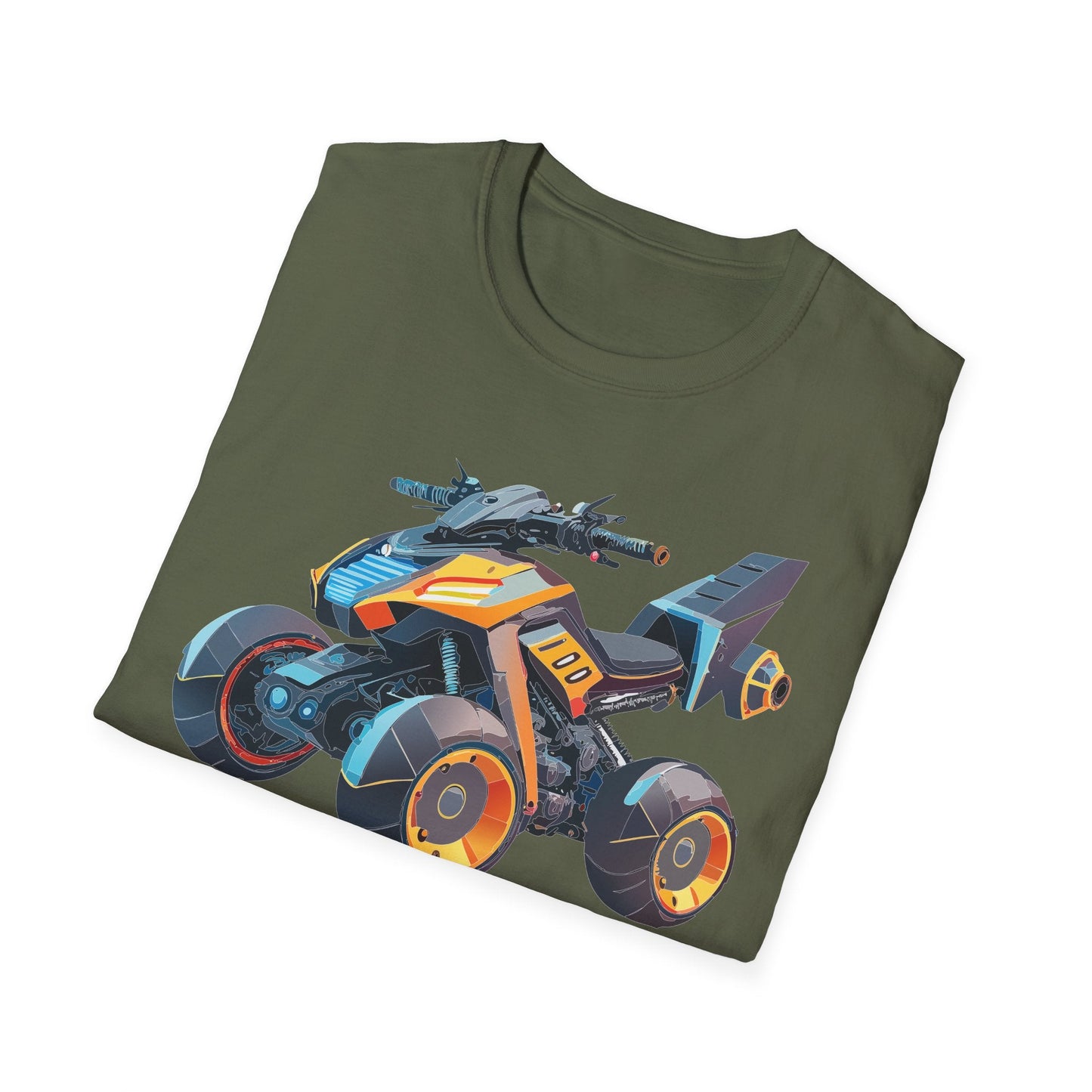 Unisex Bike T Shirt Moto Shirt With Motorcycle Design MTB Tee For Riders One Hundred Percent Cotton