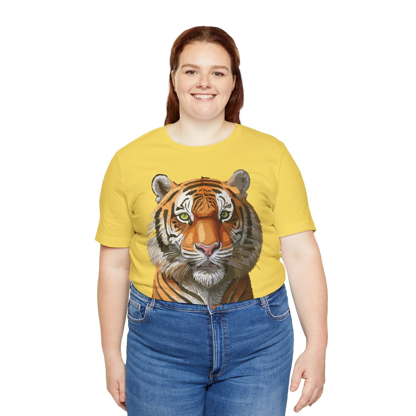 Unisex Animal Art Design Tee Shirt Wild Animals Graphic Tee Softstyle Gildan 64000