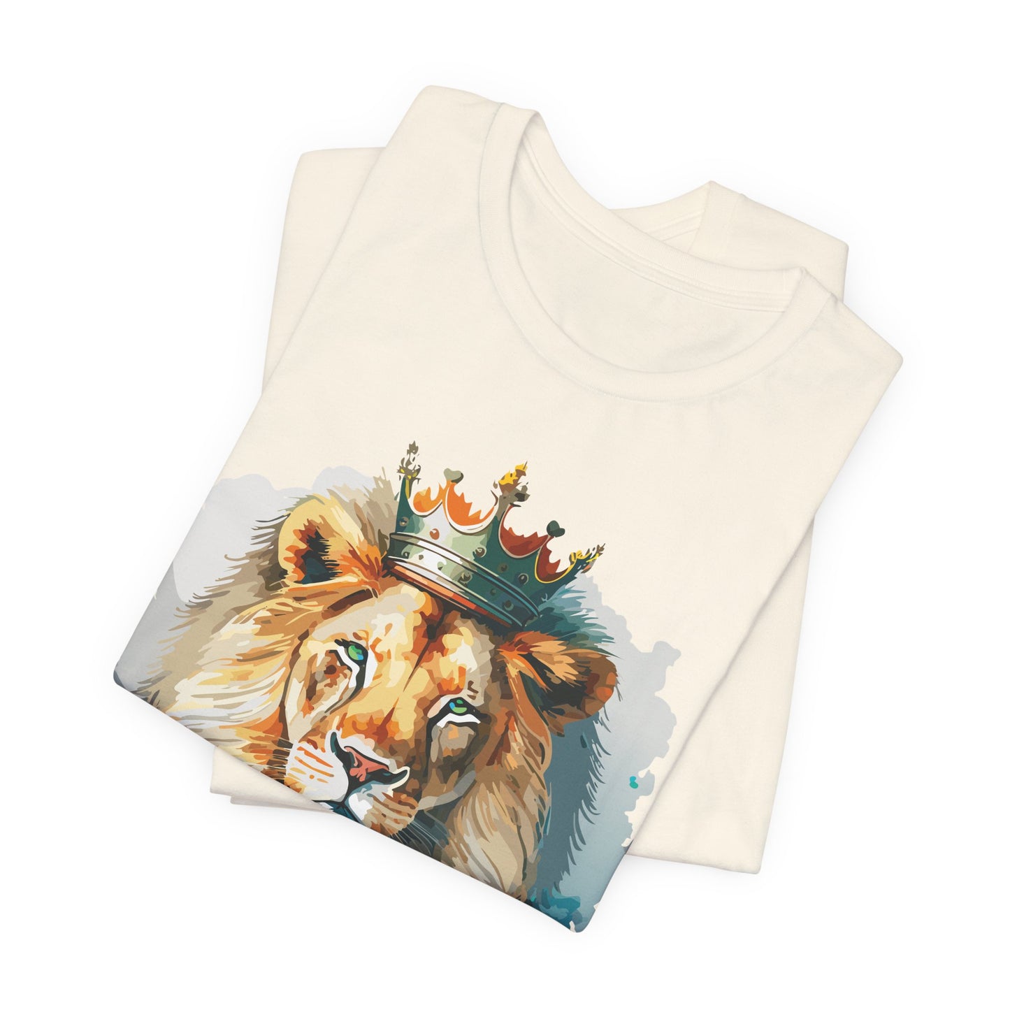 Lion Shirt, Animal Shirt, T-Shirt with Lion, Art Design Tee, Animal Tees, Safari T-Shirt, Crown Tee 13