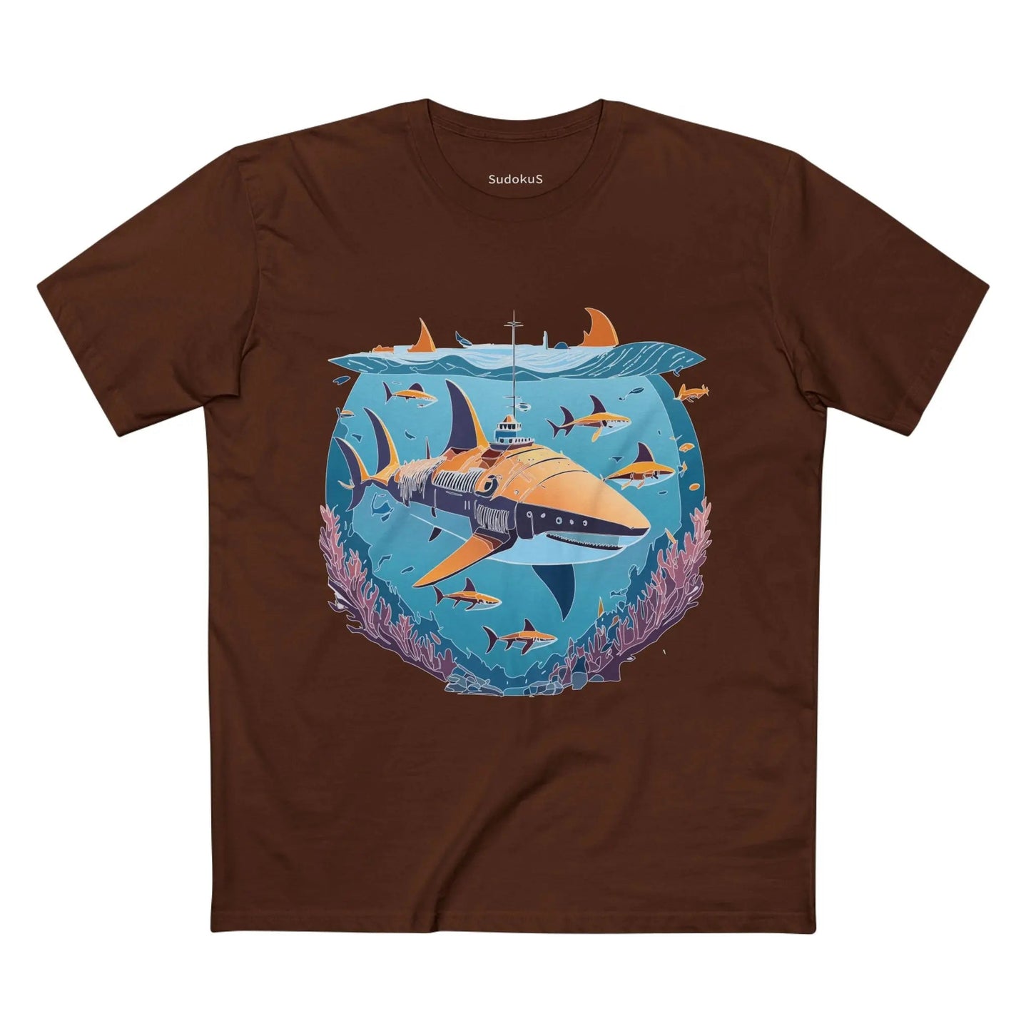 Ocean Coast Graphic Unisex 100 Cotton Staple Tee 12