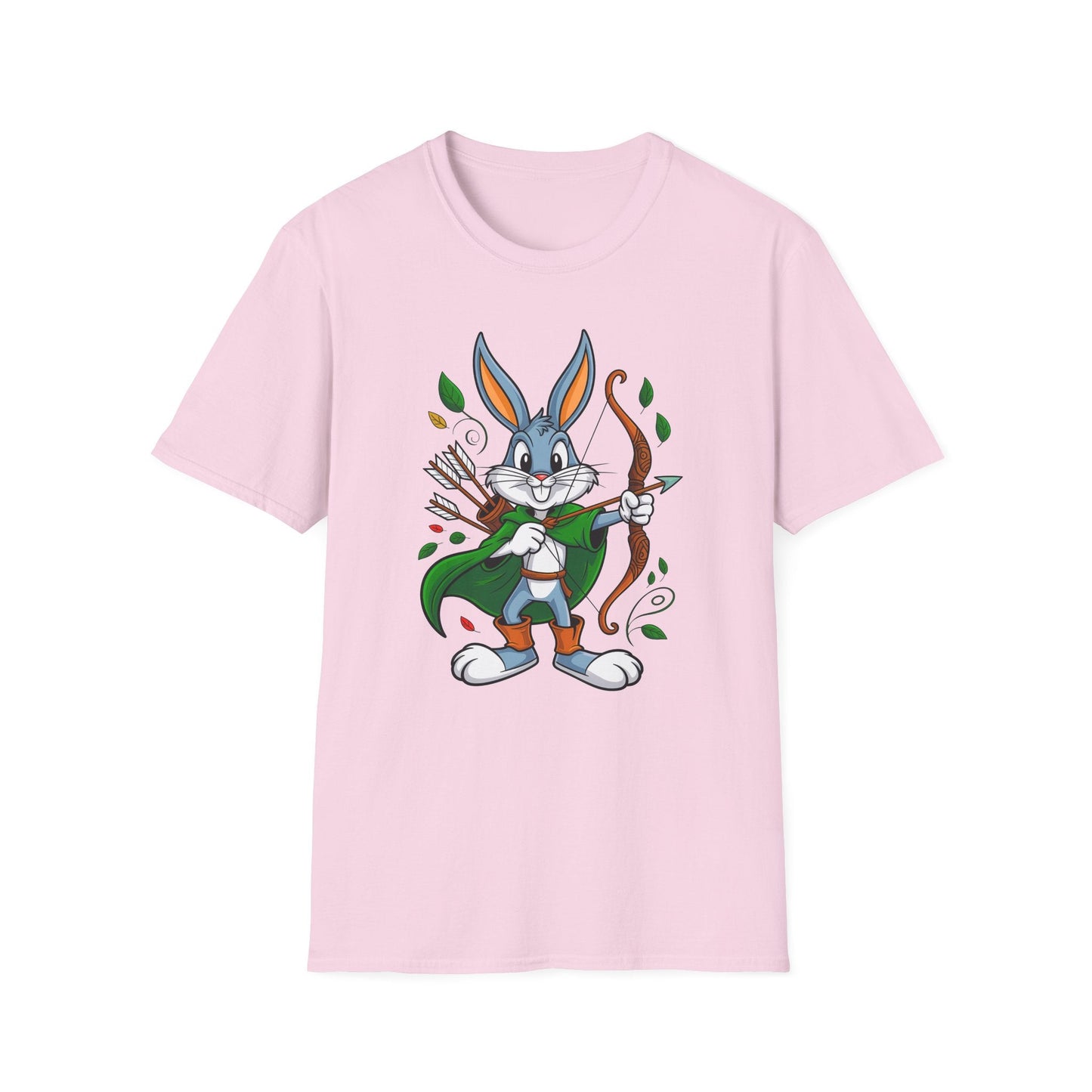 Bugs Bunny T Shirt Unisex Gildan Softstyle 100 Percent Ring Spun Cotton Cartoon Shirt Graphic