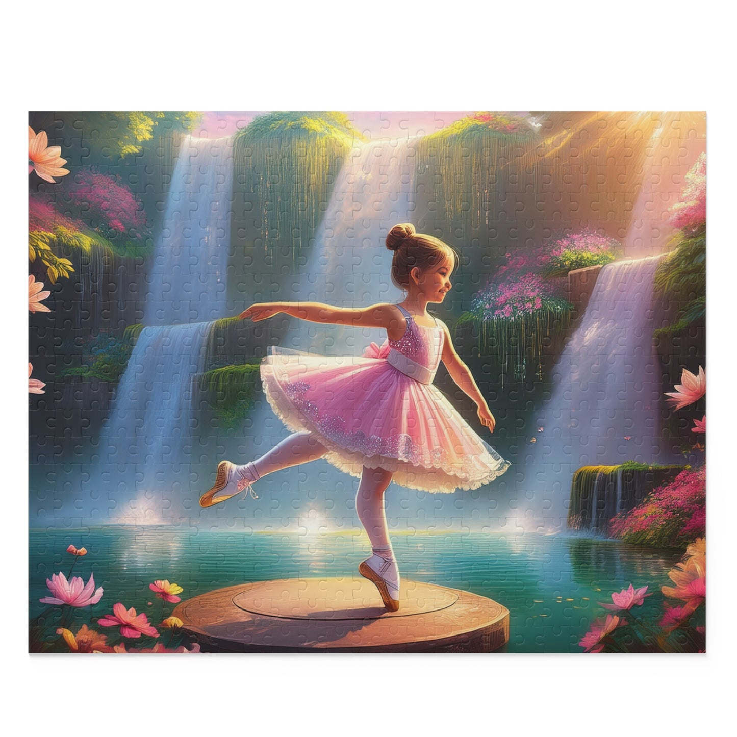 Ballerina Puzzle 500-Chipboard Pieces in Box | Kids Puzzles Size: 16" x 20",  Ages 9+ and Family pn15