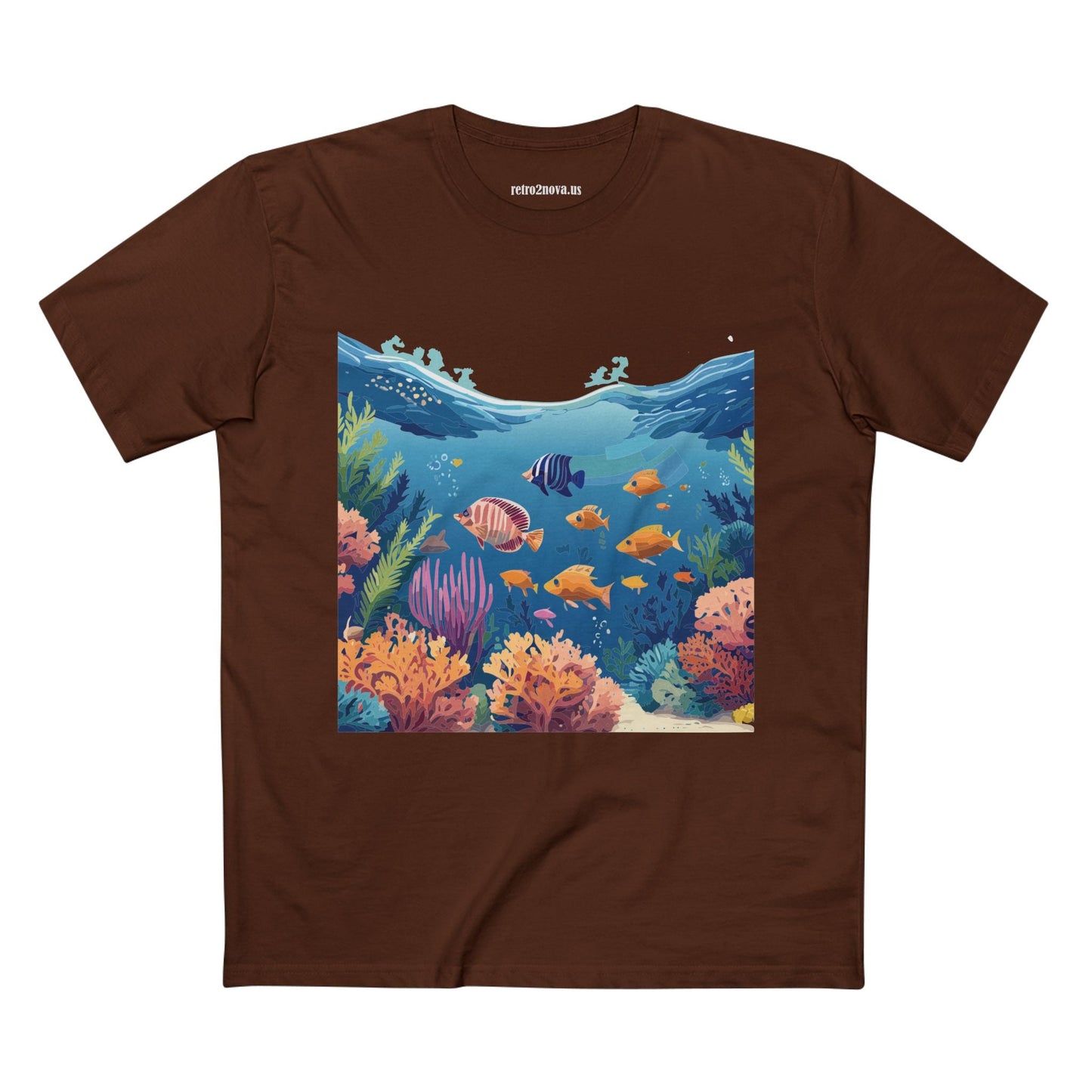Ocean Shirt Ocean Pacific Unisex Premium Cotton Tee Featuring Original Art Design Retro2Nova