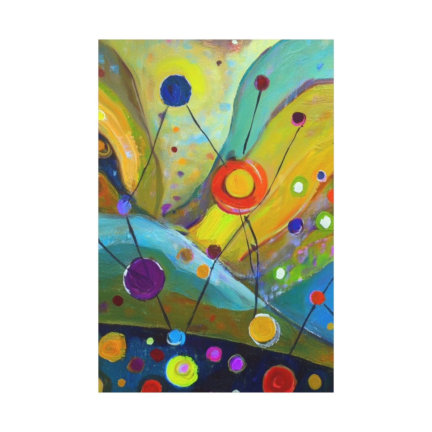Abstract Oil Painting Print Canvas 20x24,20x30,24x30 24x32,24x36,30x40 32x48,36x48,40x60 Pine-Wood Inner Frame ABS-129