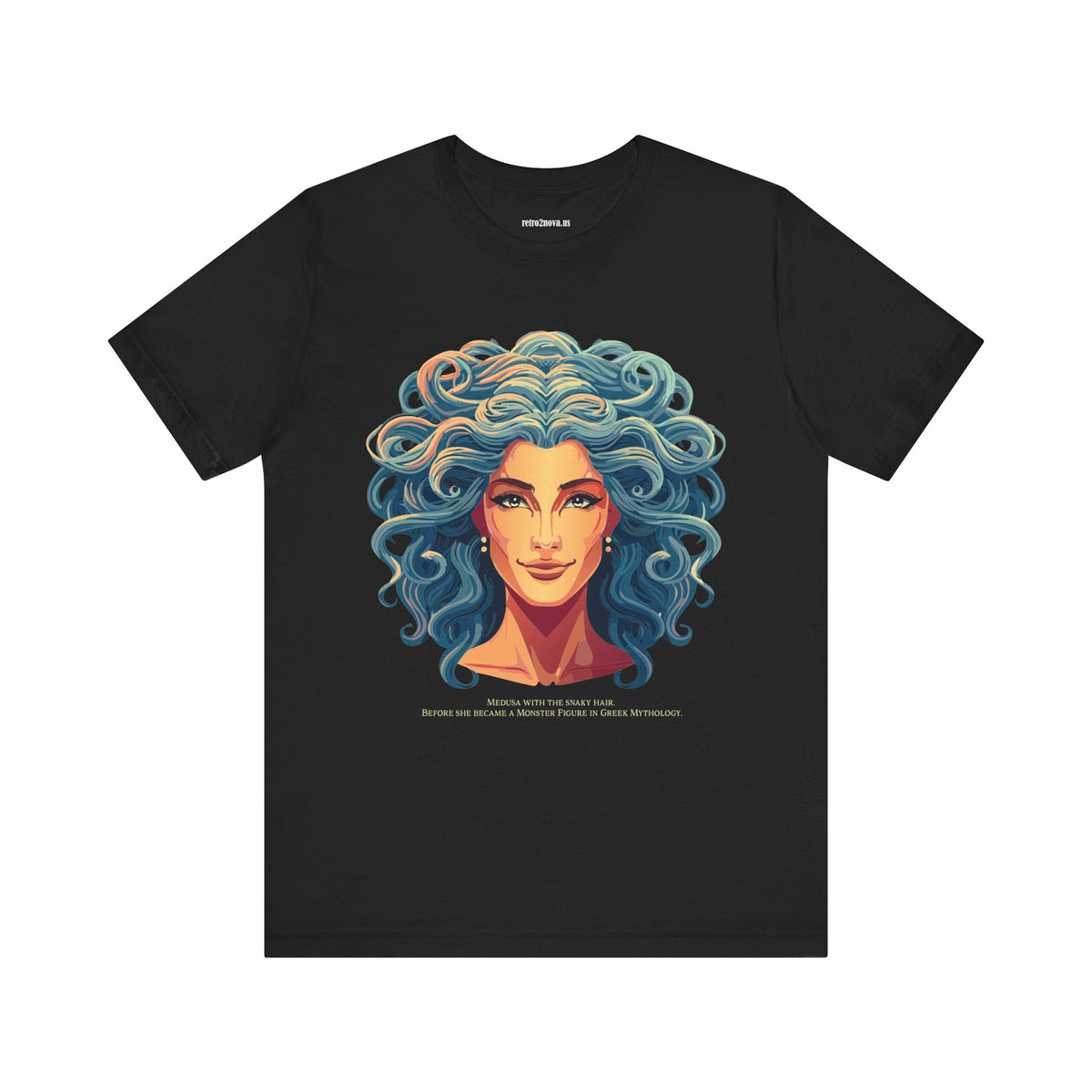 Goddess Graphic Unisex Cotton Bella+Canvas Tee with Medusa