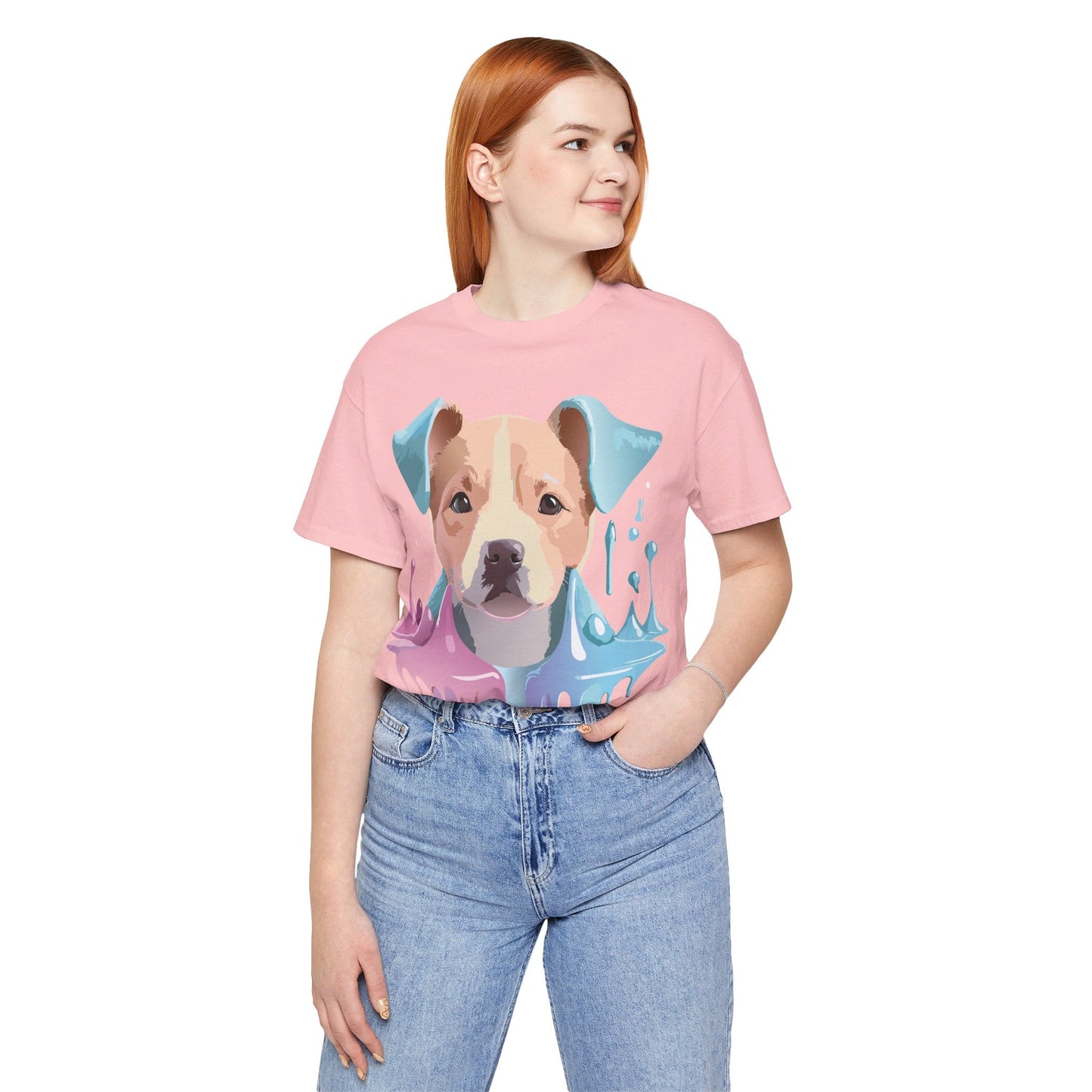 Dog Graphic T Shirt Unisex Jersey Short Sleeve Adelpha Vintage Art Tee Premium Comfort