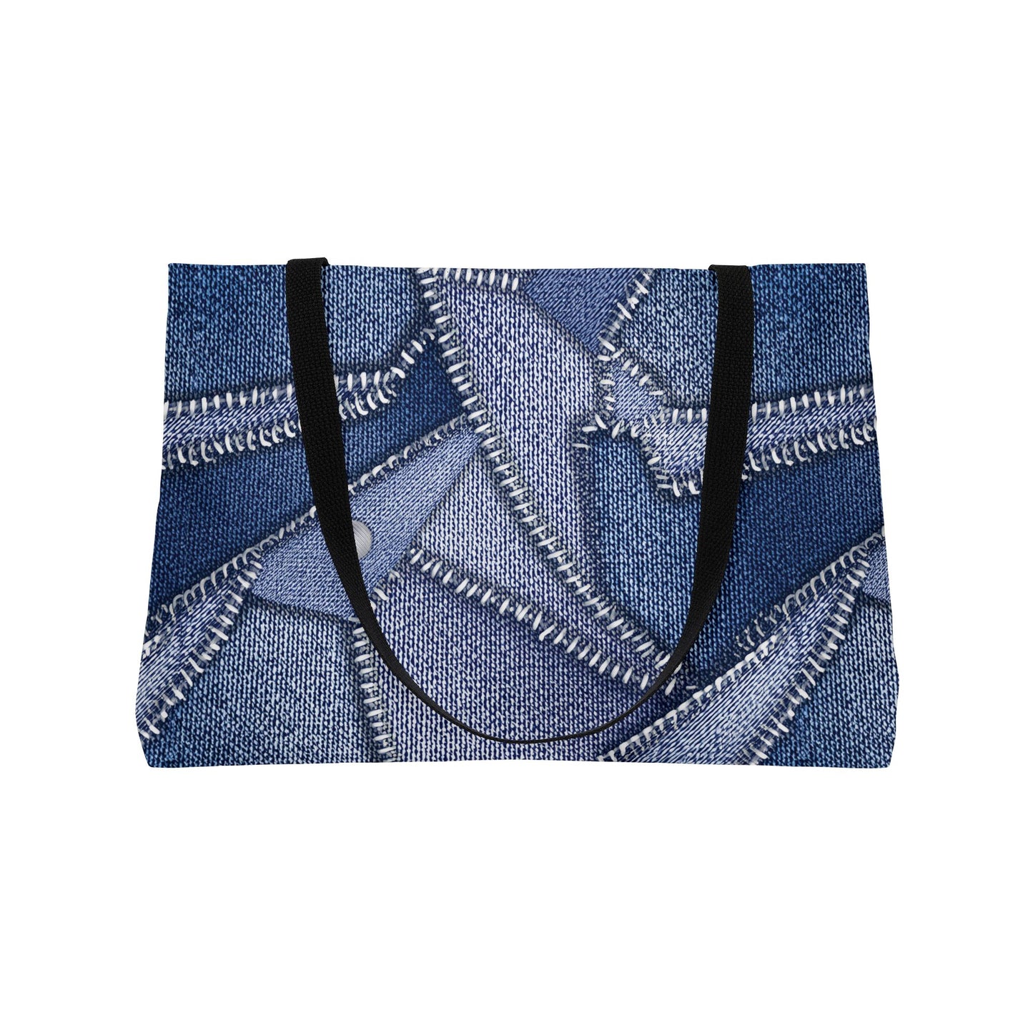 Denim Print Yoga Bag High-Quality 100% Spun Poly 24x13 Canvas Bag 88