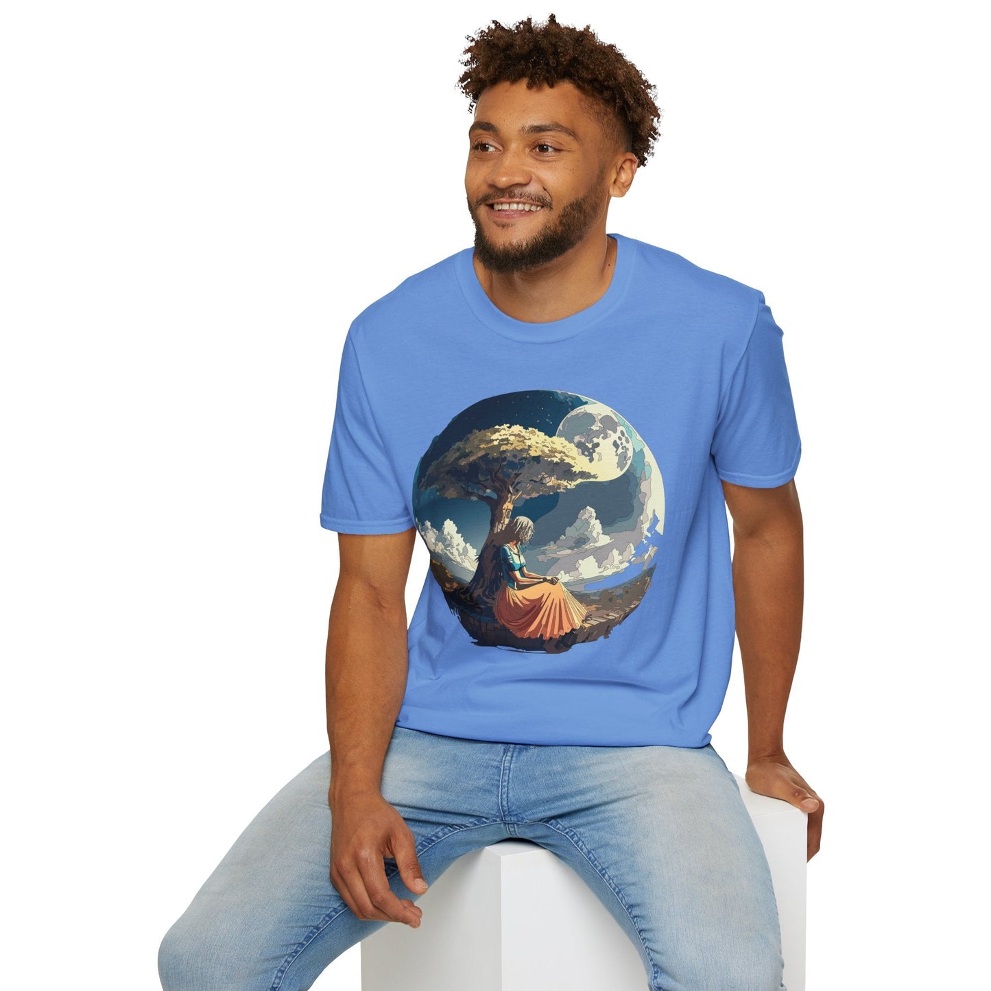 Unisex Graphic T Shirt Art Design Tee Softstyle 64000 Ring Spun Cotton Comfortable