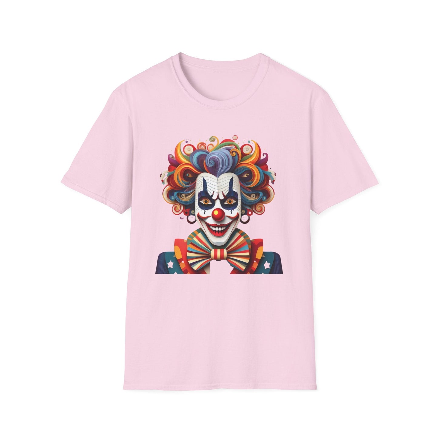 Clown Shirt, T Shirt with Clown, Funny Man Shirt, Tee Shirt with Funny Man, Circus Shirt, Shirt with Circus, Scary Man Shirt, Shirt with Scary Man
