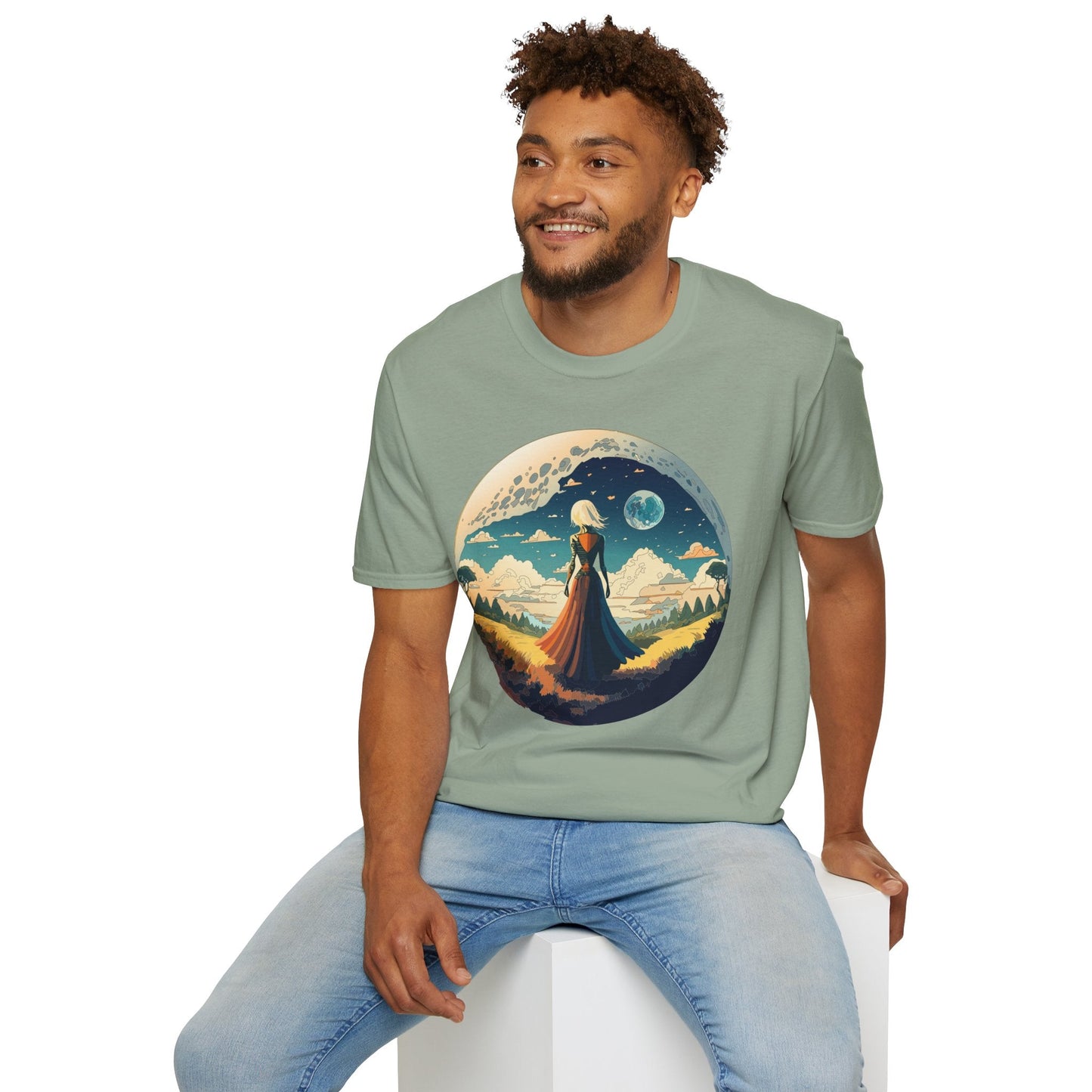 Womens Graphic T Shirts Art Design Tee Unisex Softstyle 64000 Cotton Tee Comfortable Everyday Wear