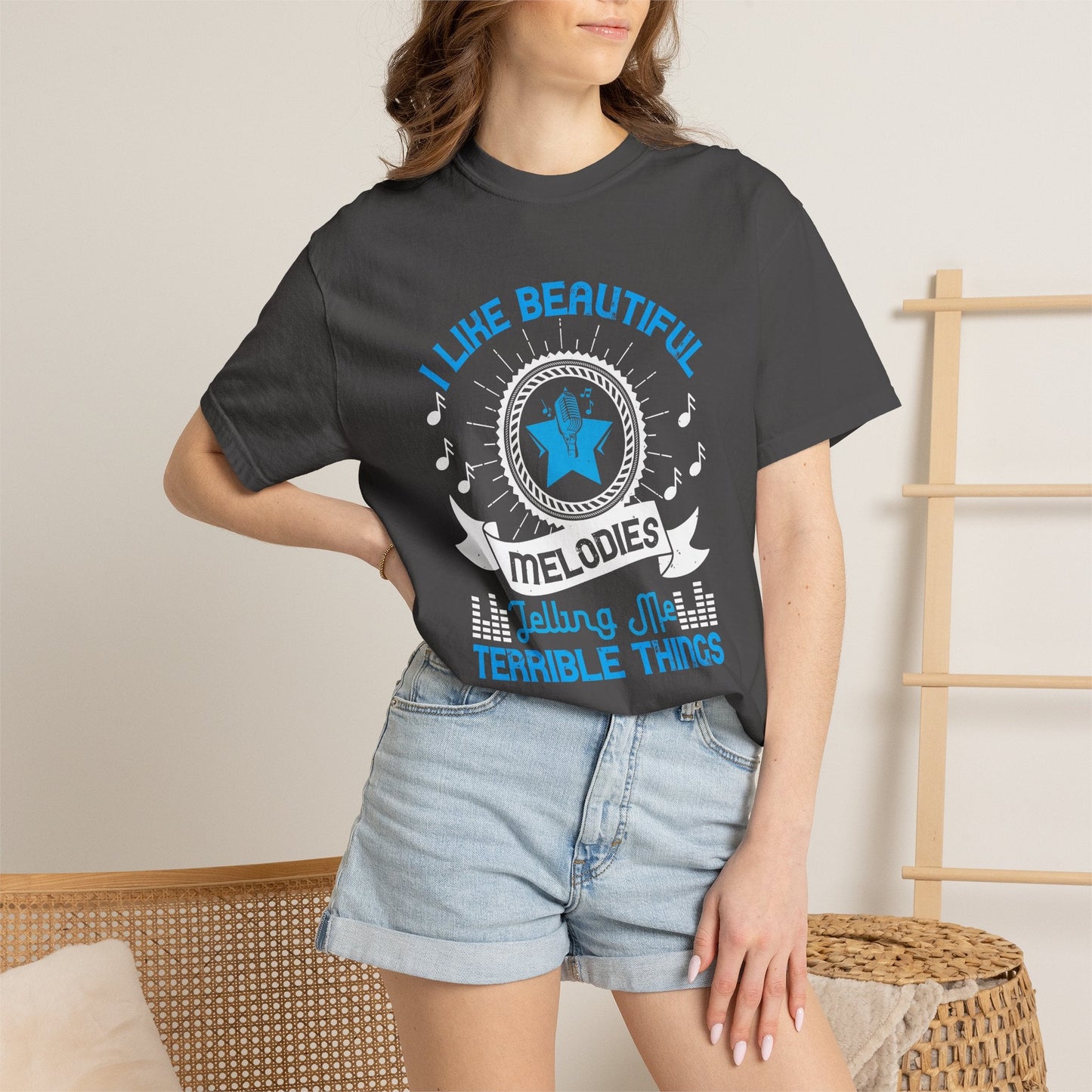 Music Graphic Design Unisex Cotton T-shirt m9