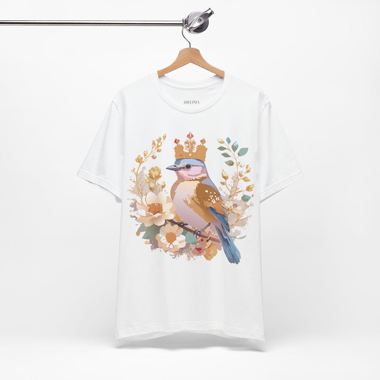 Medallion Graphic Unisex 100 Cotton Vintage Animal Medal Artwork Tee 19