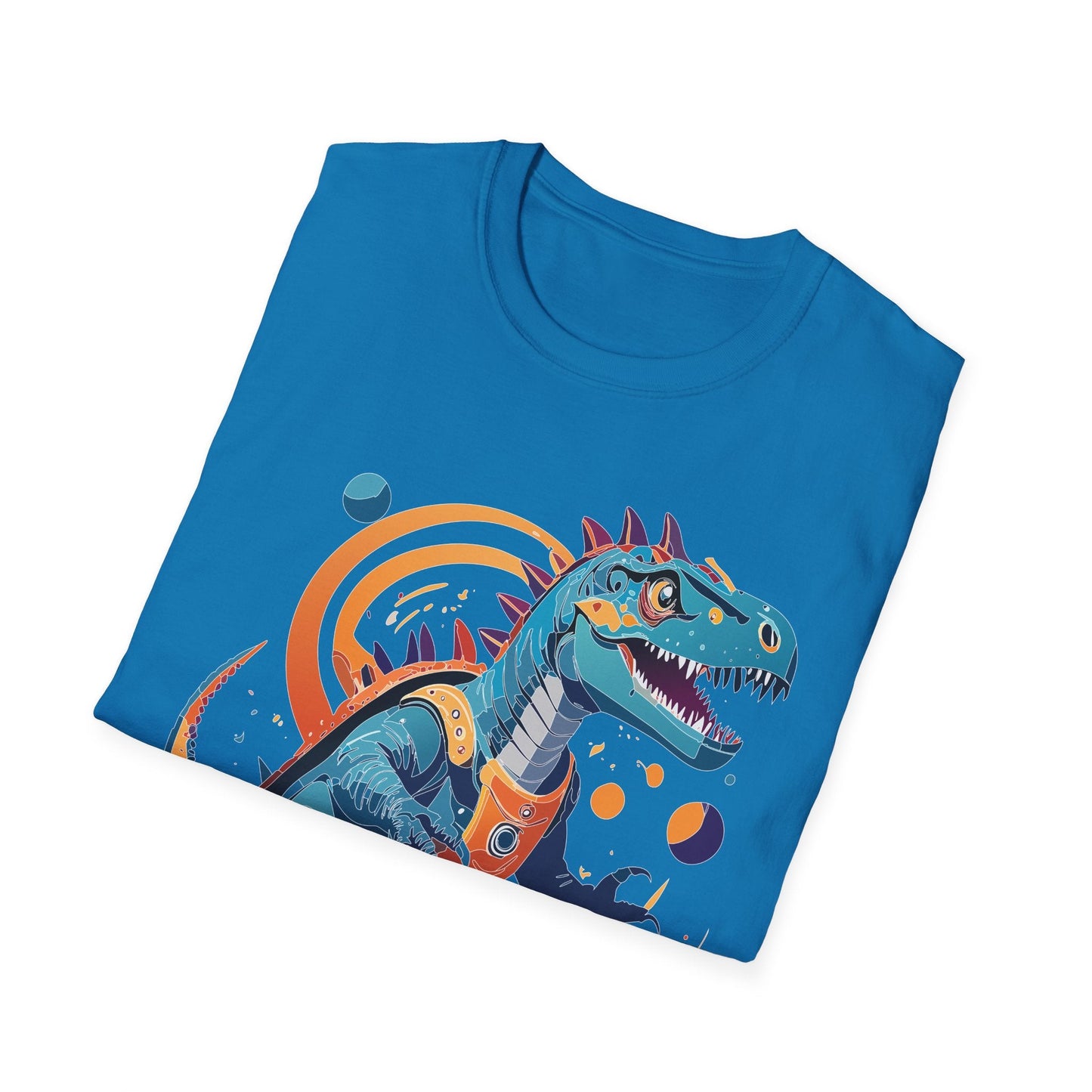 Alien Graphic Unisex Cotton Softstyle UFO Artwork Tee 12