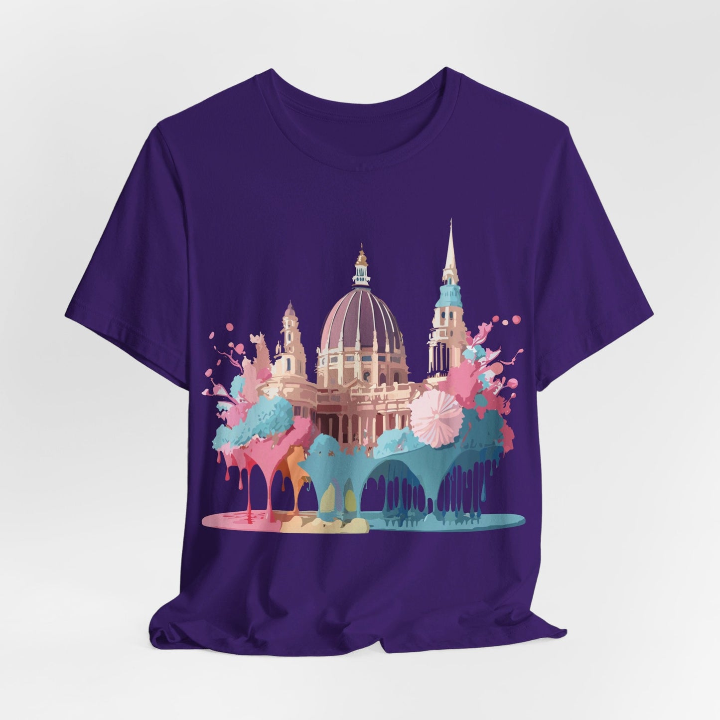 Tourist Shirt With Vienna Graphic Tee Unisex Short Sleeve Art Design Adelpha Vintage Artwork